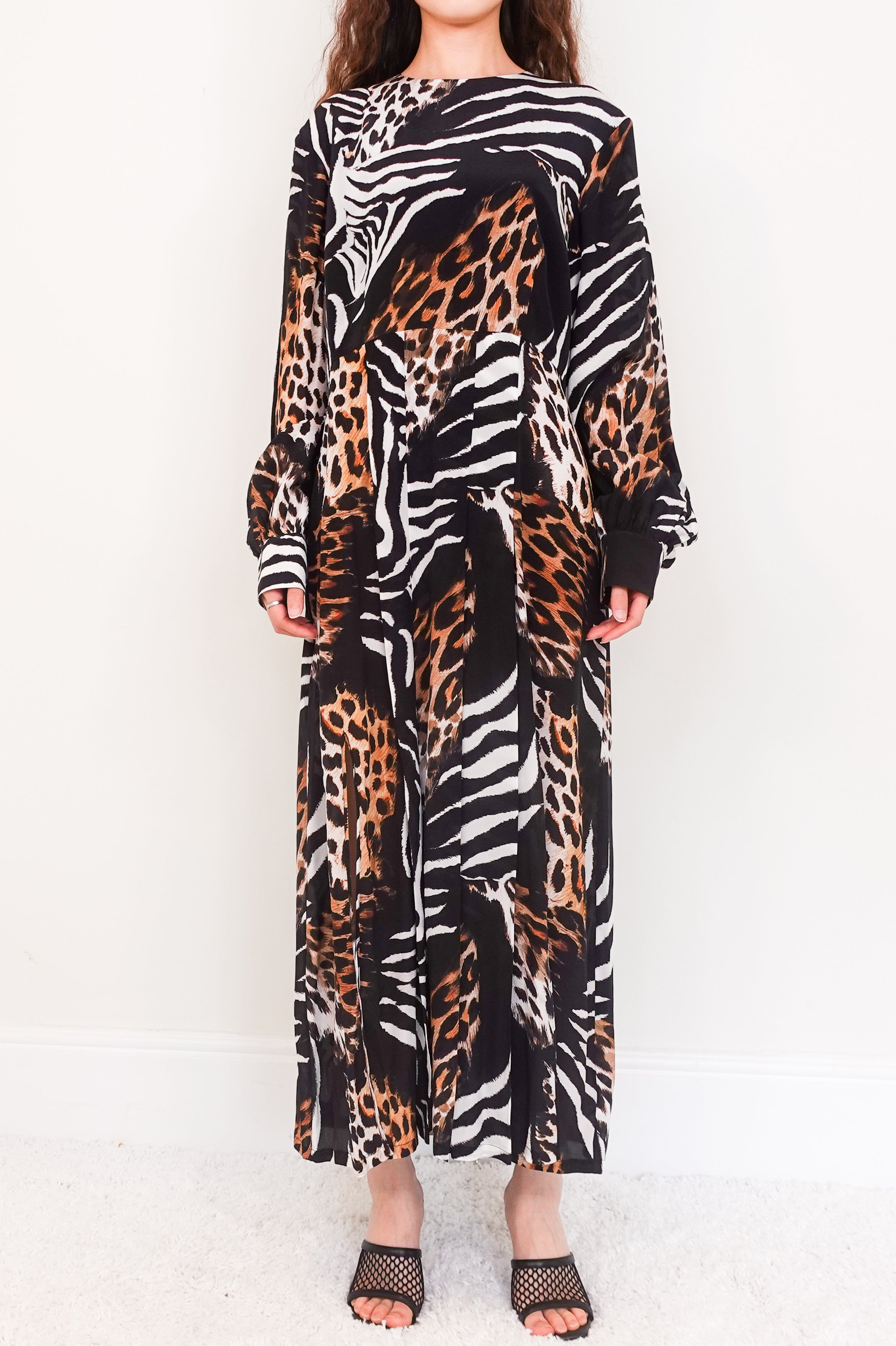 New animal print maxi dress RRP £350