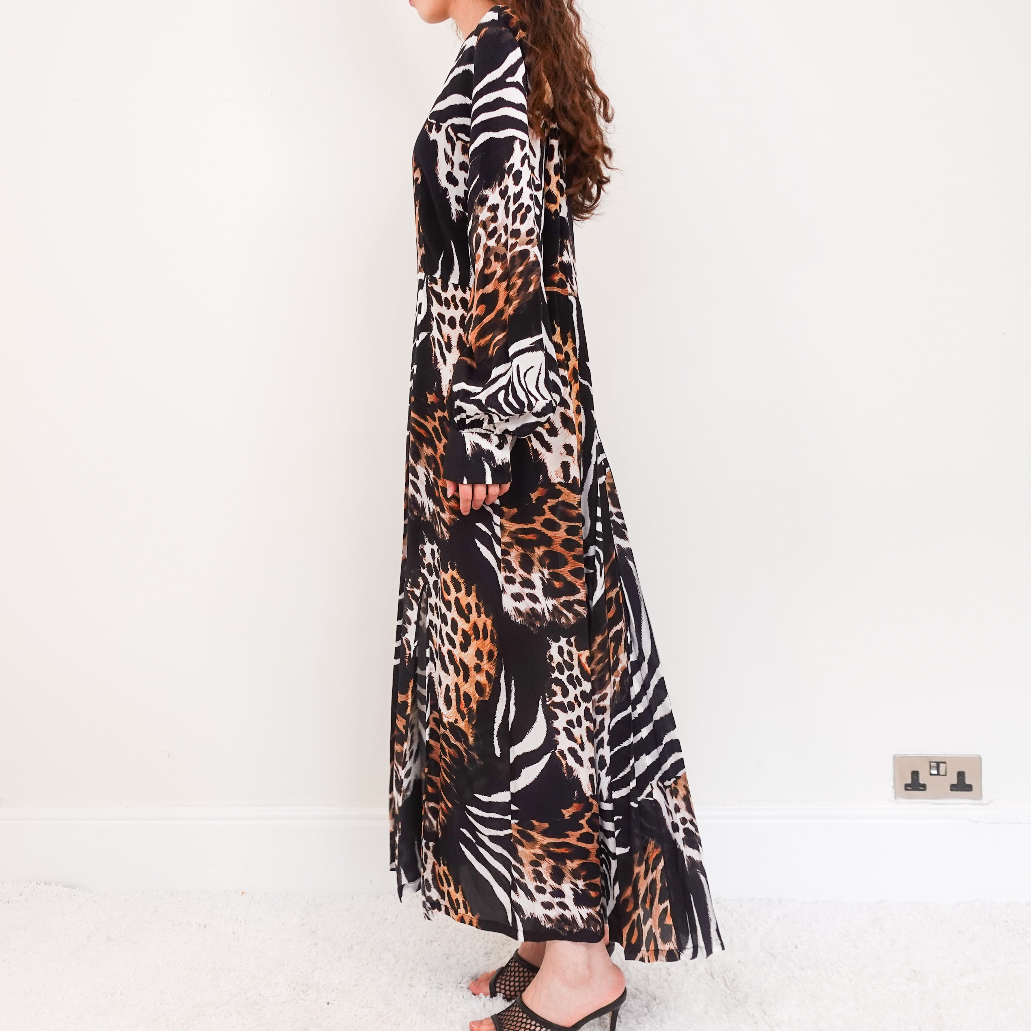 New animal print maxi dress RRP £350