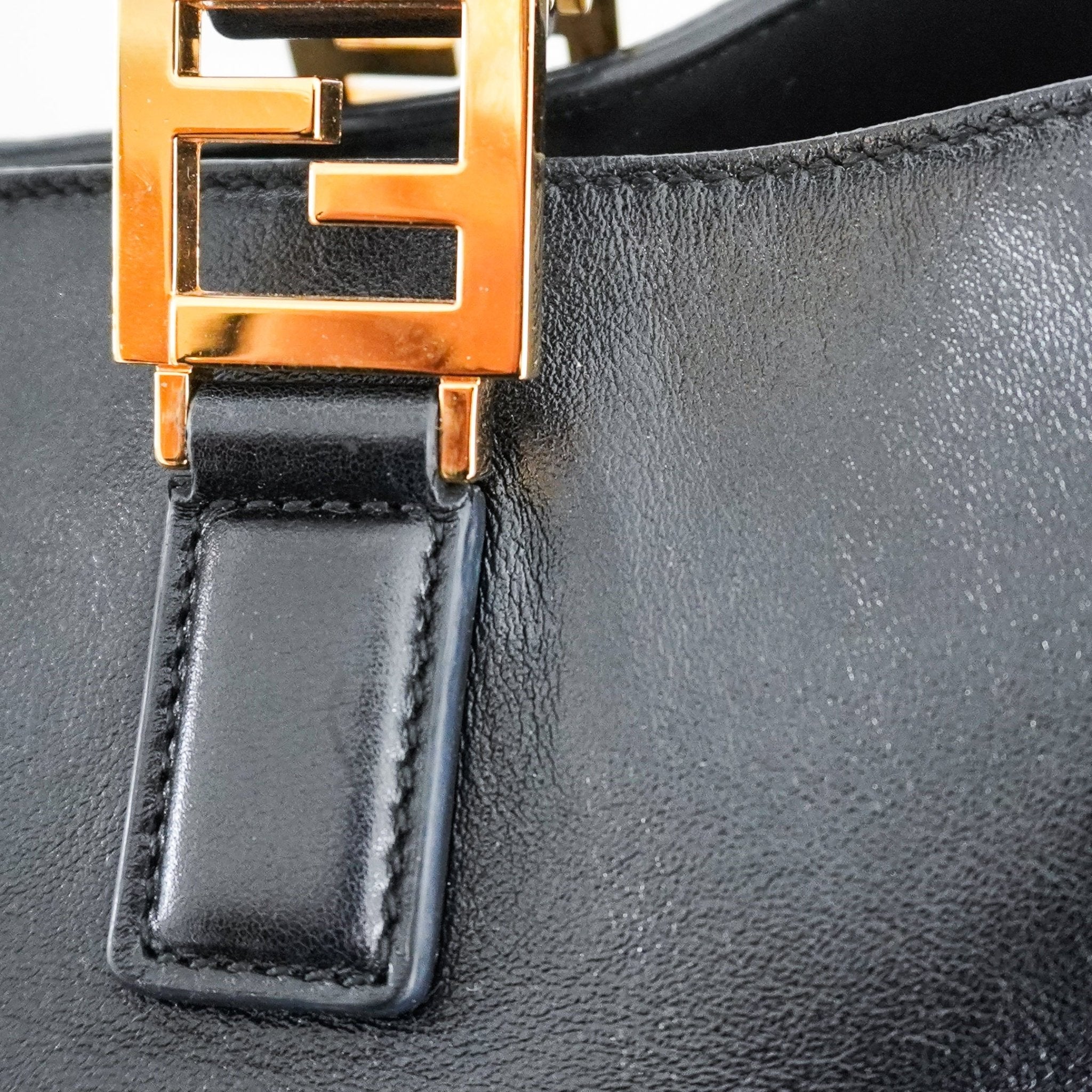 Fendi Selleria FF Handle Tote in Black RRP £2738 | Authentic Preloved - Reloved Again