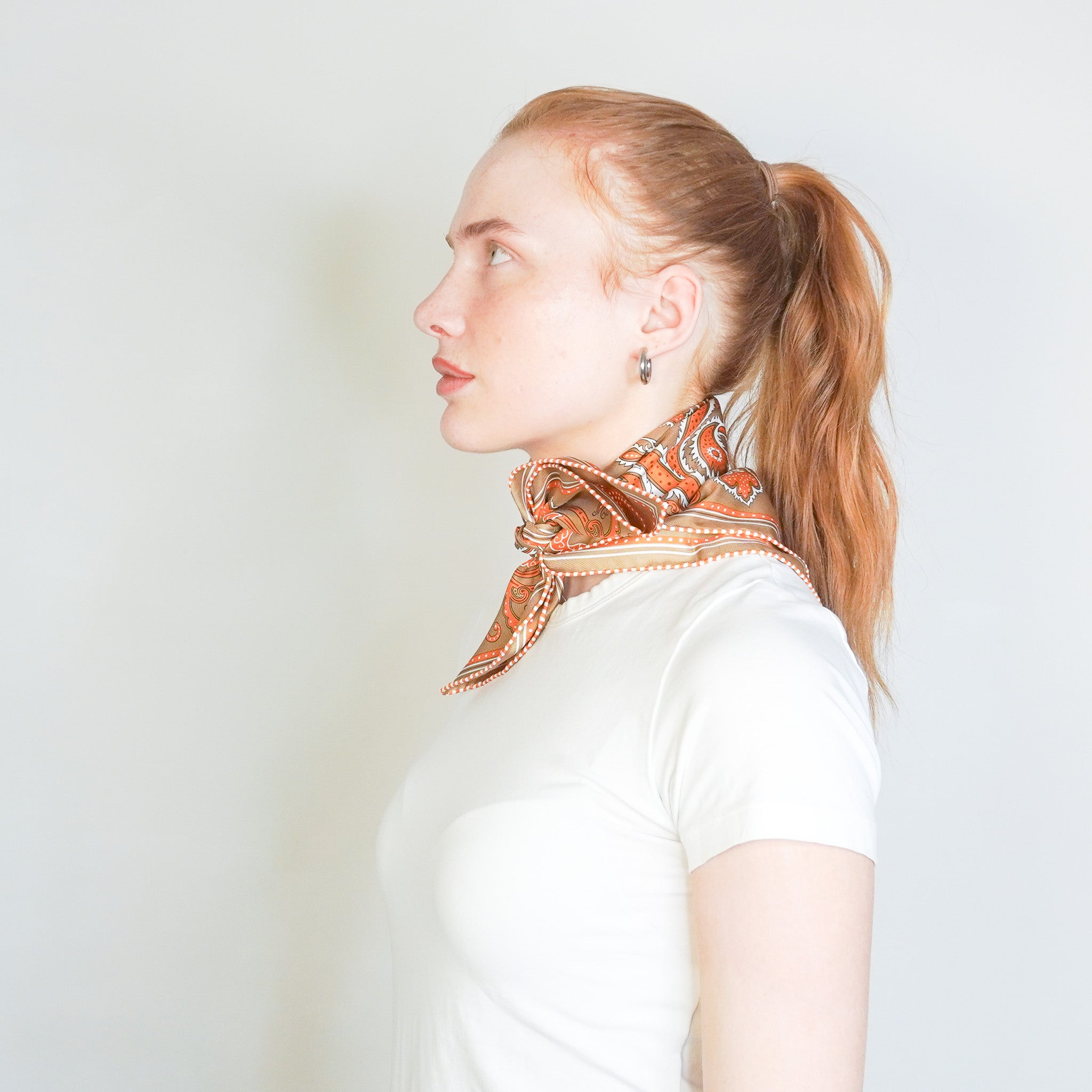 Hermès H Enlumine Bandana Silk Scarf (RRP £255) | Authentic Preloved