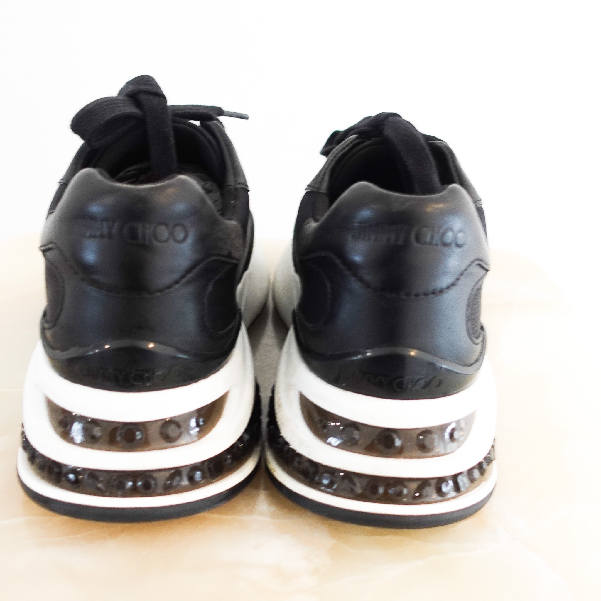 Jimmy Choo Memphis Trainers RRP £475 | Authentic Preloved - Reloved Again