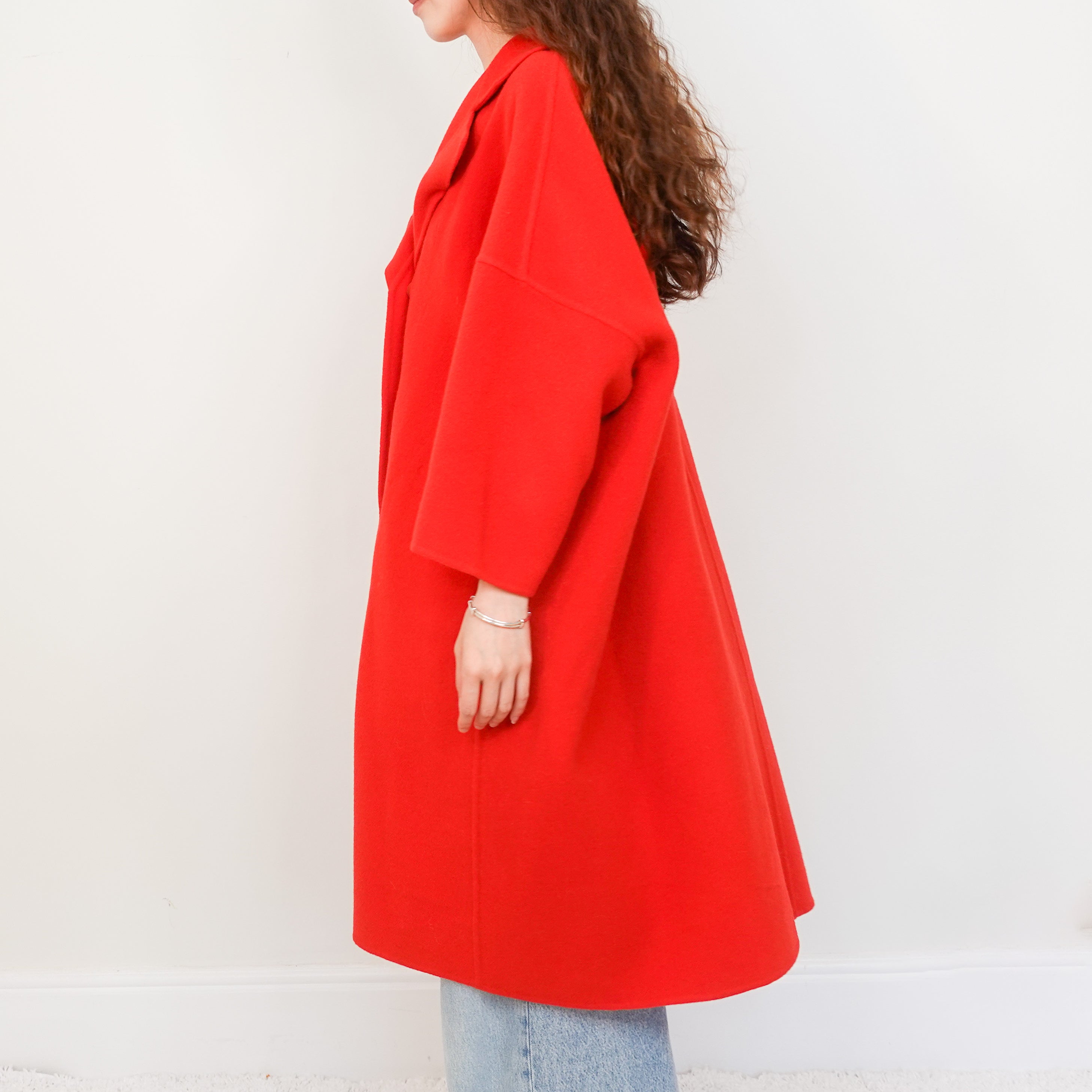 Red wool coat RRP £1600