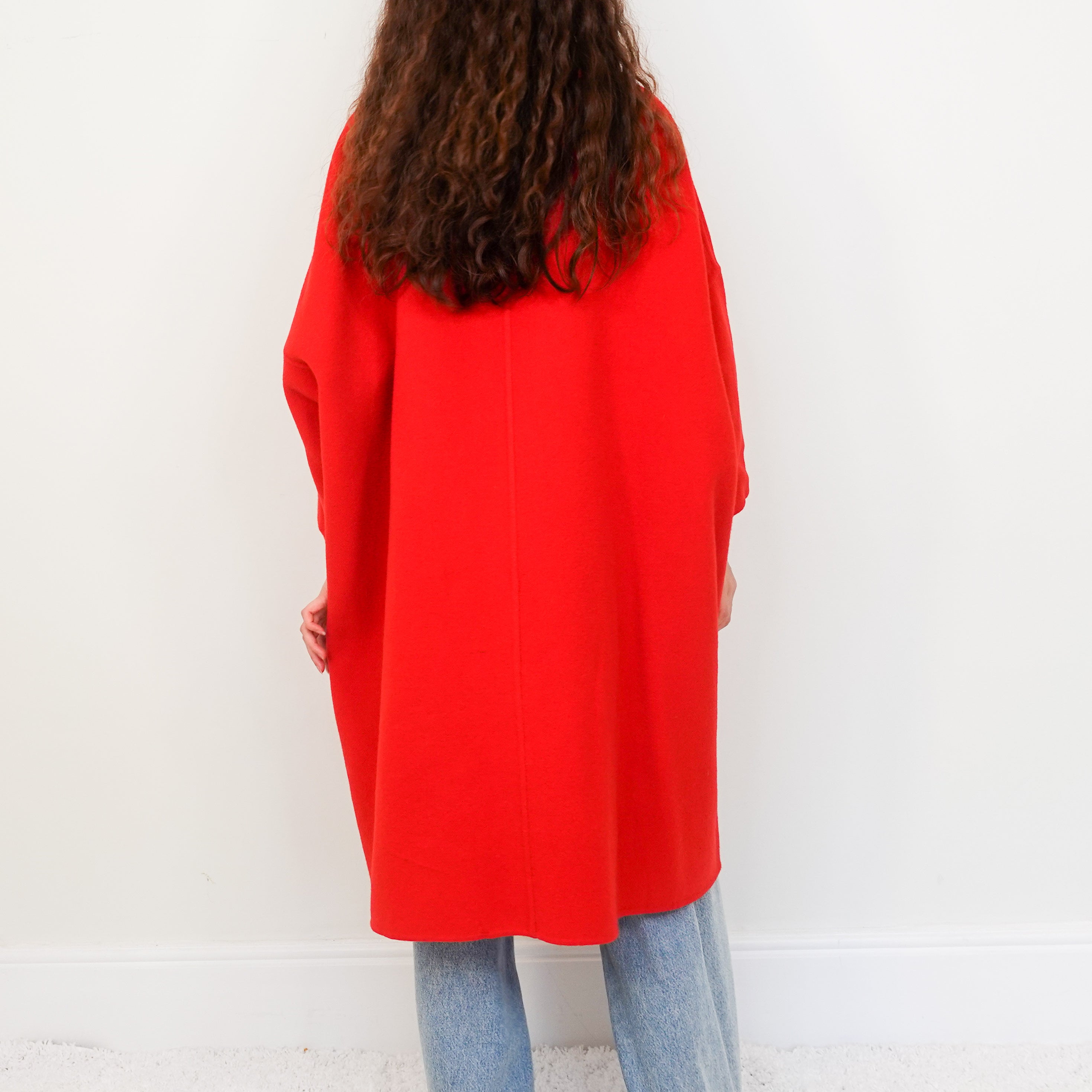 Red wool coat RRP £1600