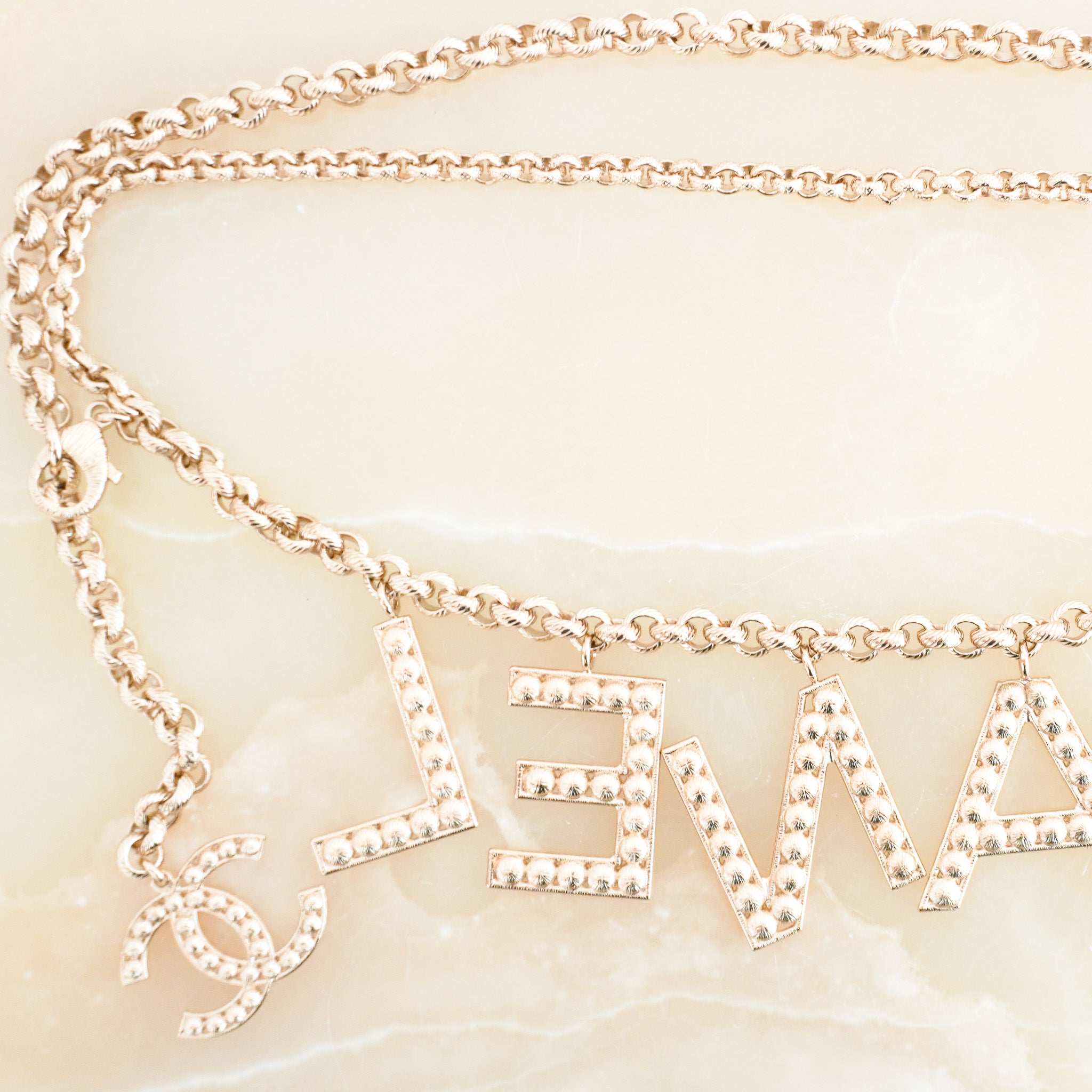 Chanel Crystal of Lights Chain Belt | Authentic Preloved