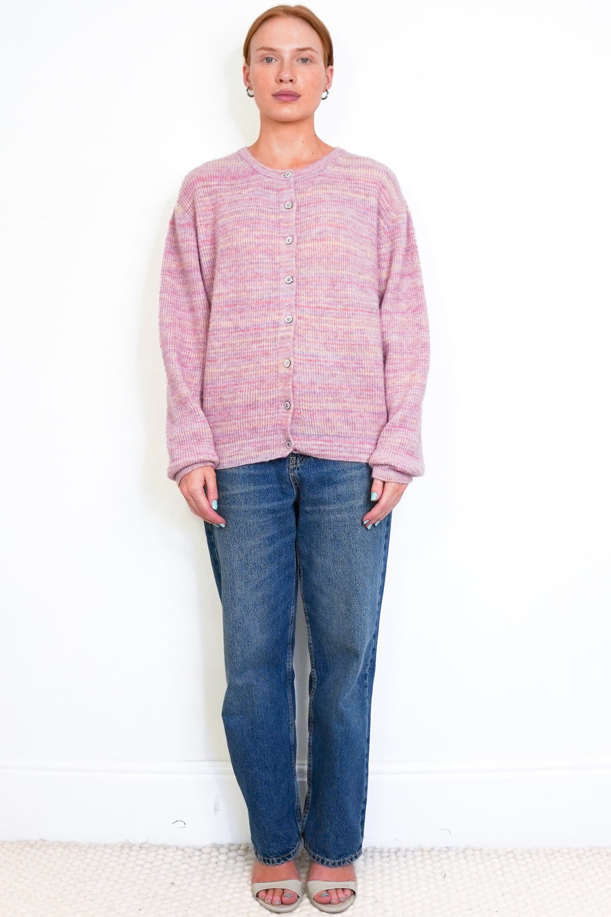 A.P.C Pink Striped Knitted Cardigan (RRP £300) | FINAL SALE Authentic Preloved