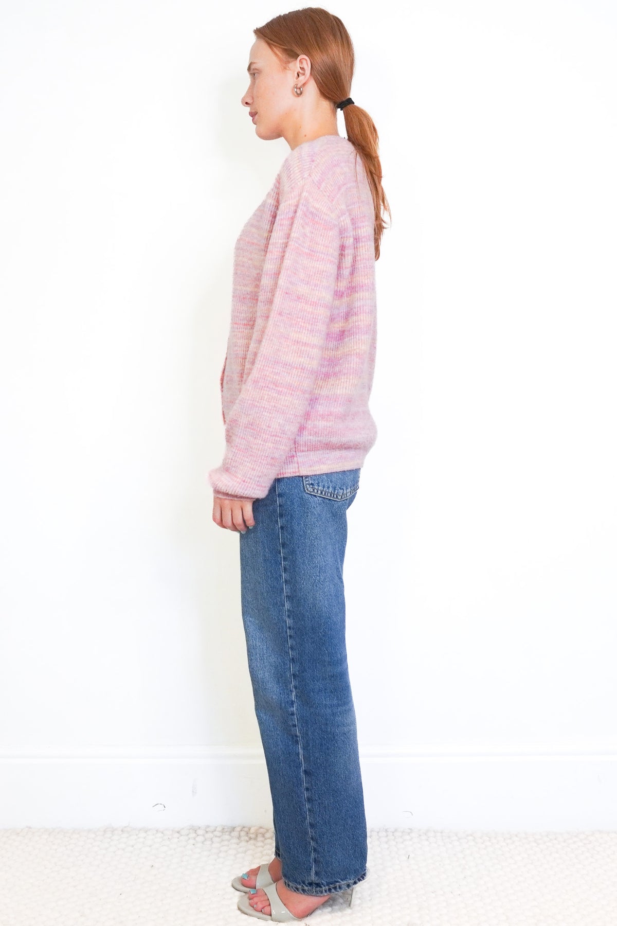 A.P.C Pink Striped Knitted Cardigan (RRP £300) | FINAL SALE Authentic Preloved