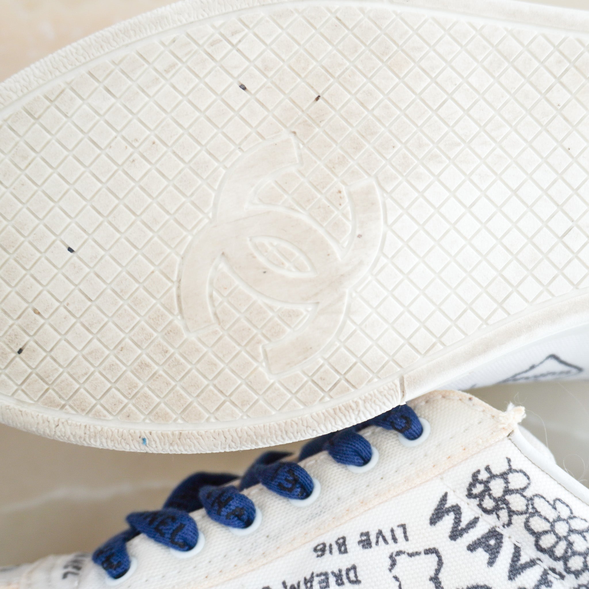 Chanel x Pharrell White Multi-Colour Graffiti Sneakers (RRP £1,197) | Authentic Preloved