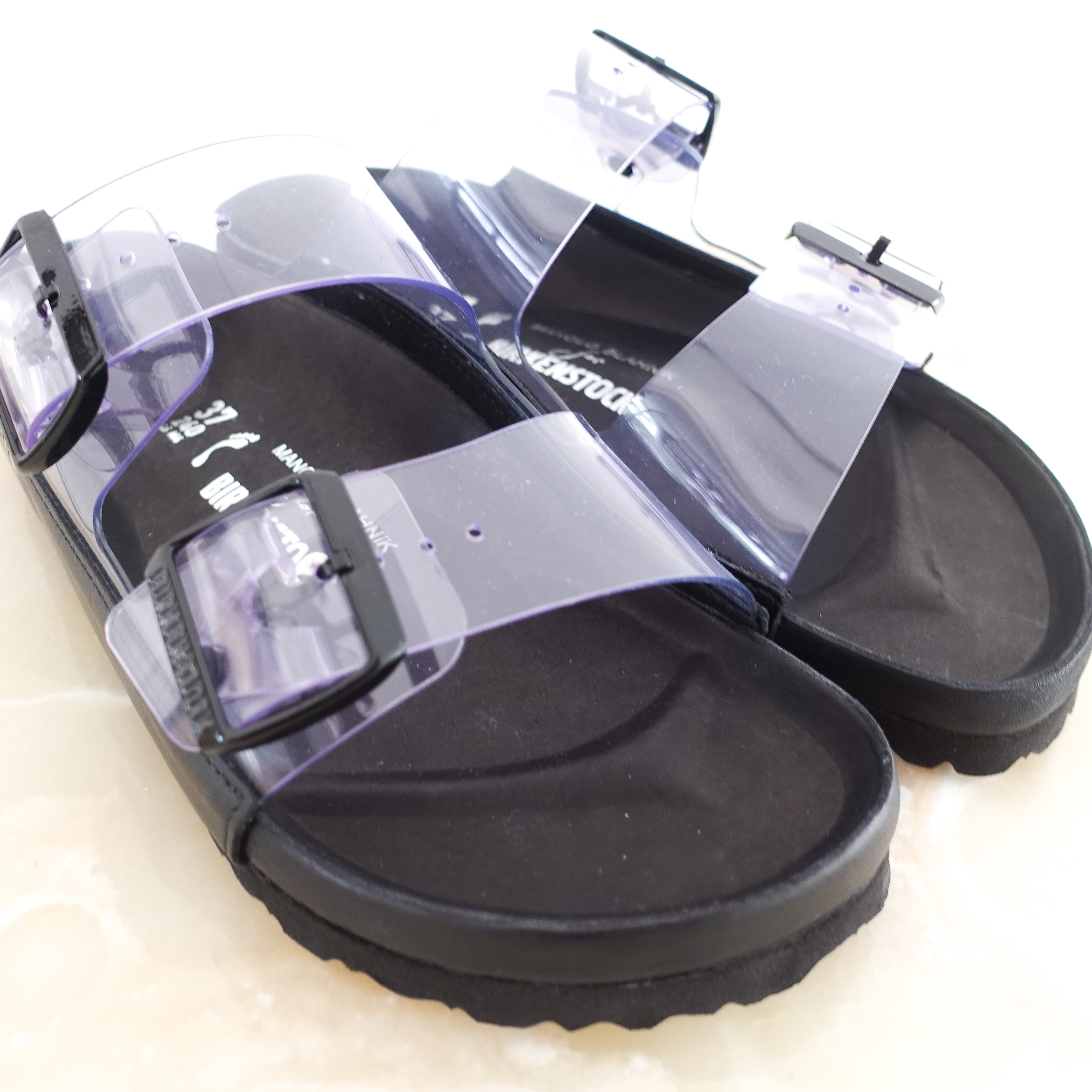 Manolo Blahnik Perspex sandals RRP £330