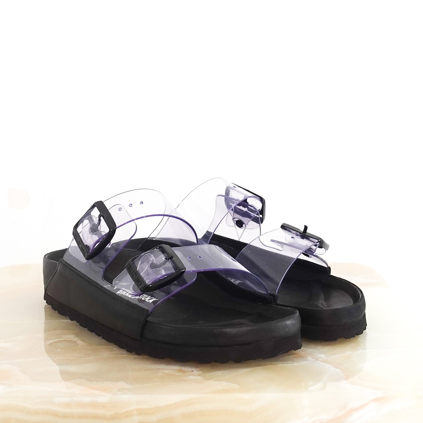 Manolo Blahnik Perspex sandals RRP £330