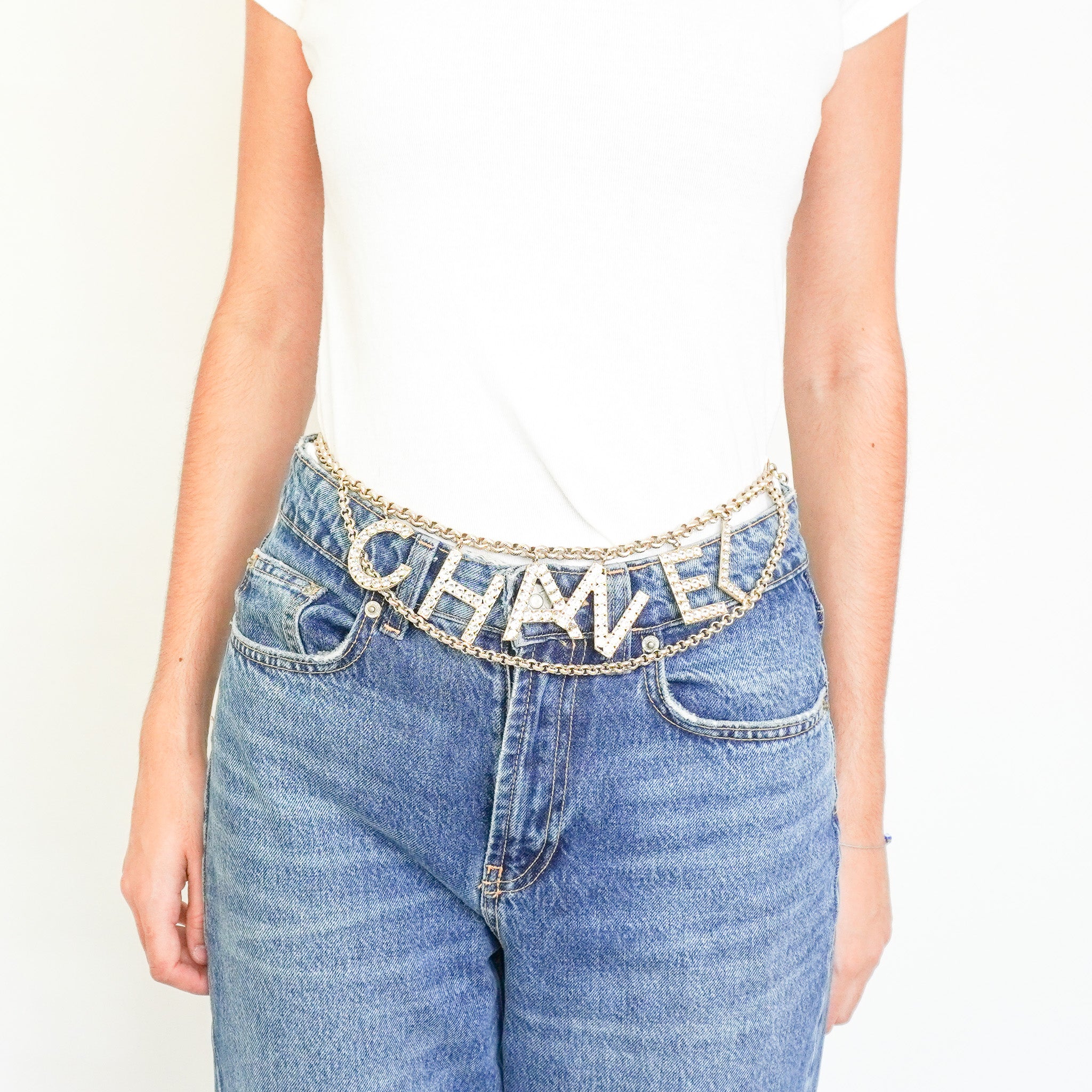 Chanel Crystal of Lights Chain Belt | Authentic Preloved
