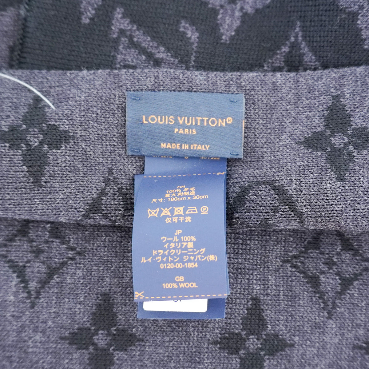 Louis Vuitton Monogram Scarf Black (RRP £515) | Authentic Preloved - Reloved Again