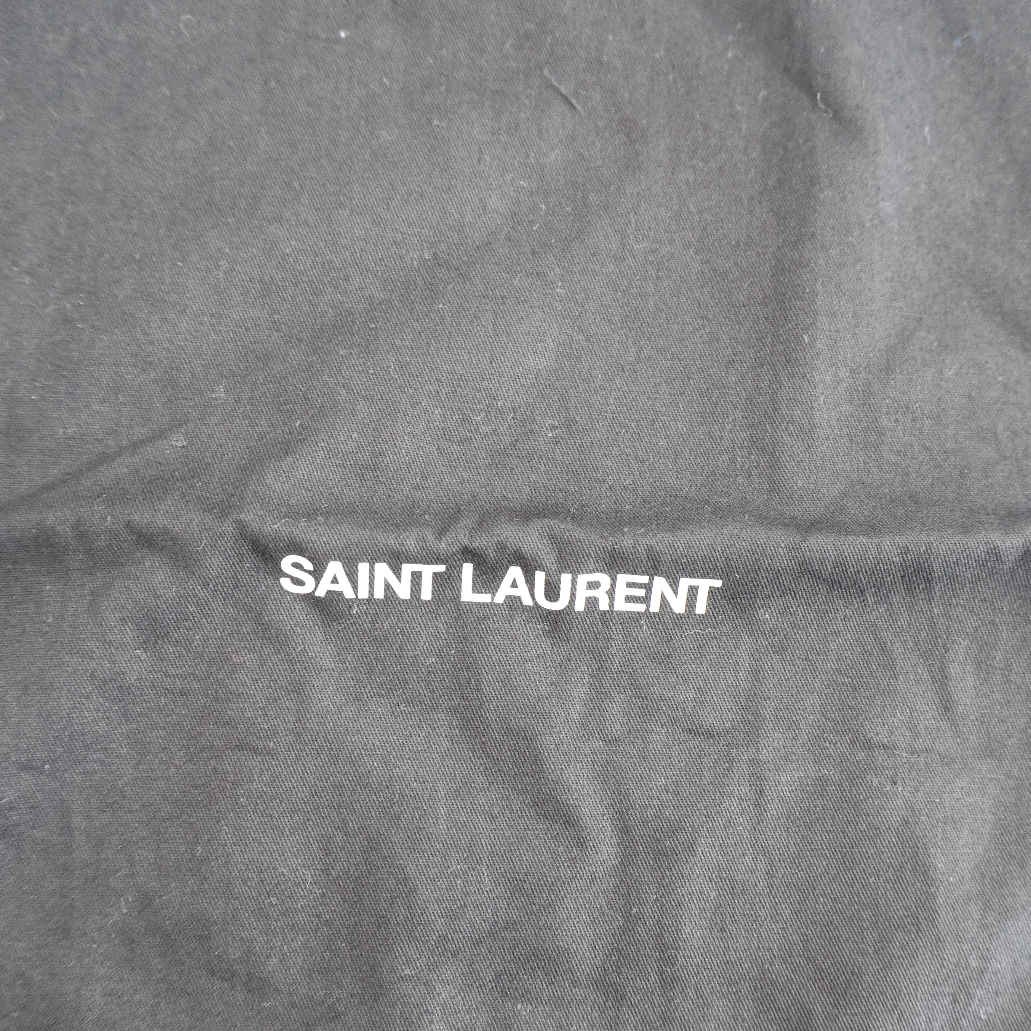 Saint Laurent Le Monogramme Bucket Bag in Brown Canvas (RRP £1645) | Authentic Preloved