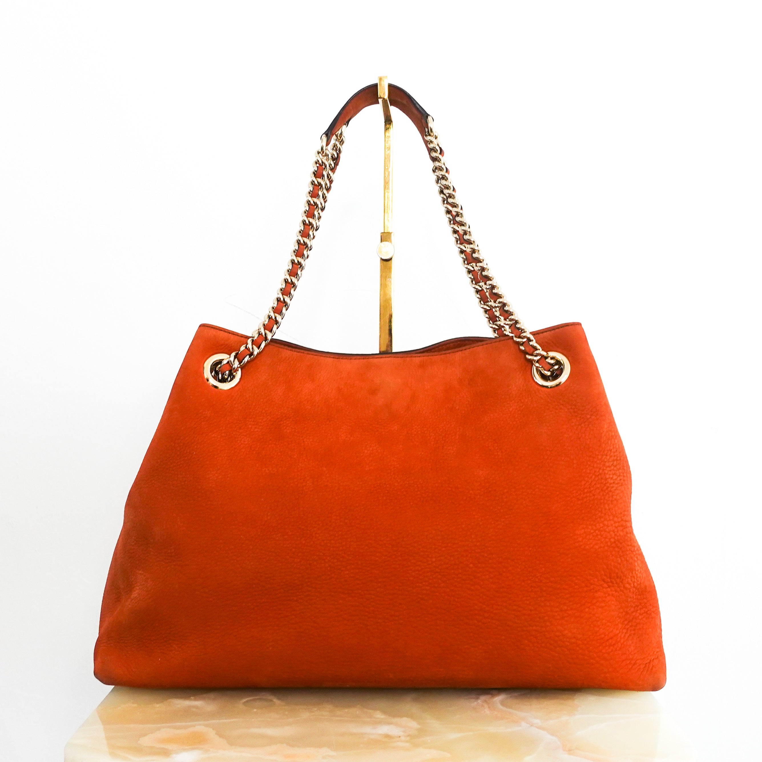 Burnt orange Soho tote bag RRP £2k