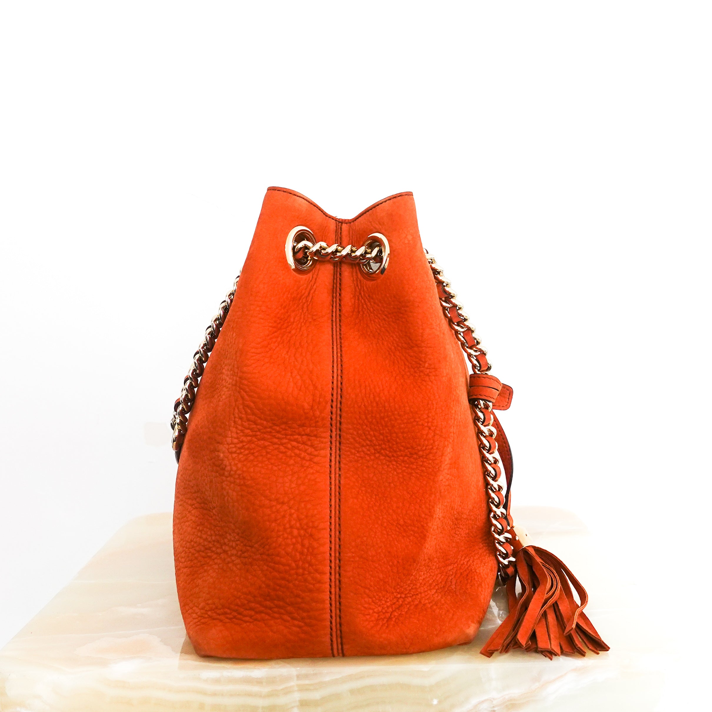 Burnt orange Soho tote bag RRP £2k