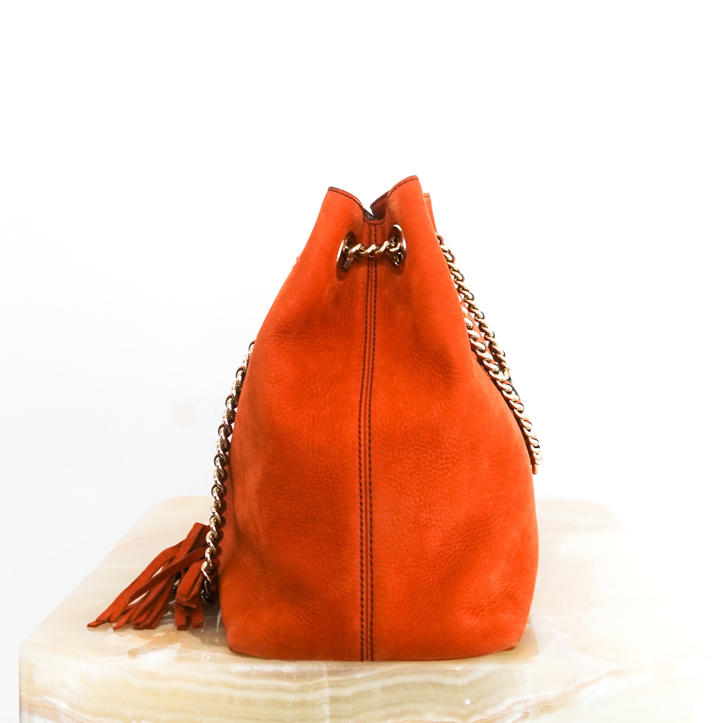 Burnt orange Soho tote bag RRP £2k