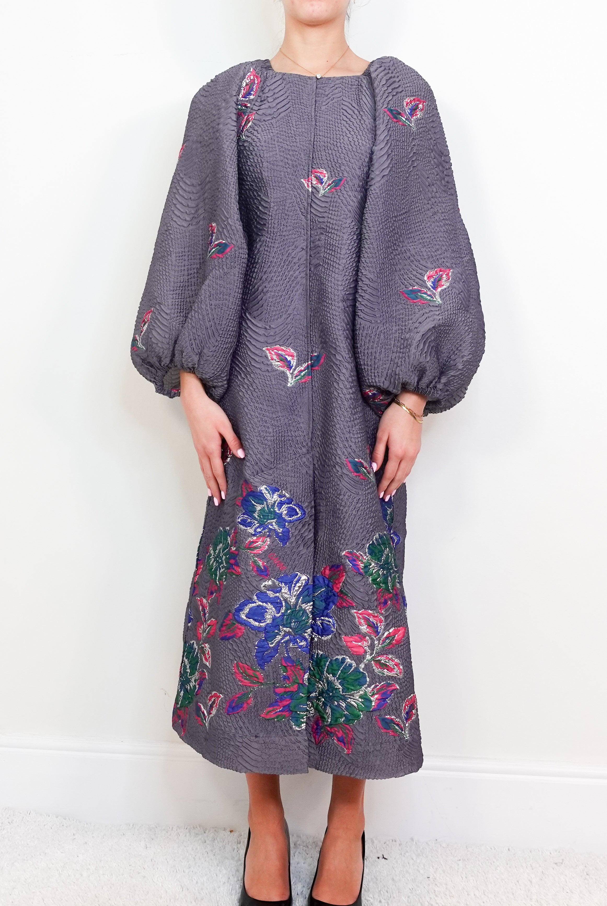 Jacquard Grey Dress RRP £425