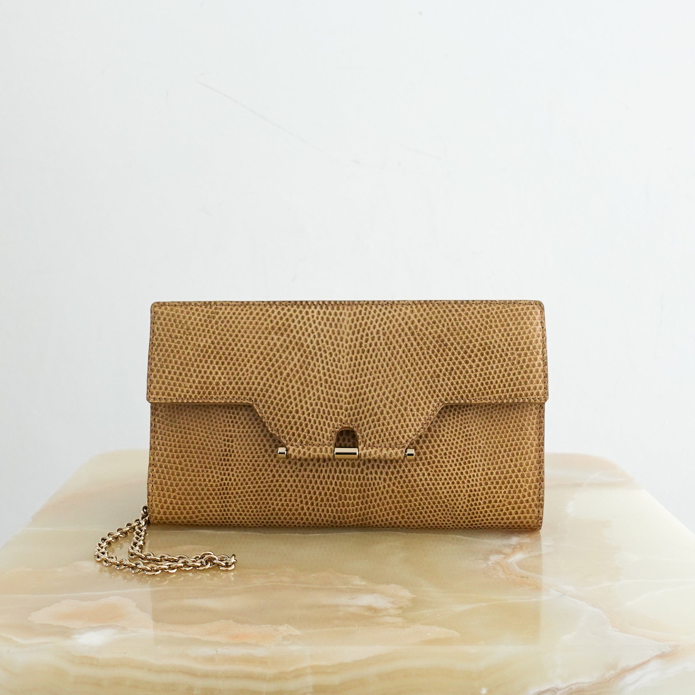 Vintage Saint Laurent Rive Gauche wallet on Chain RRP £960 | Authentic Preloved