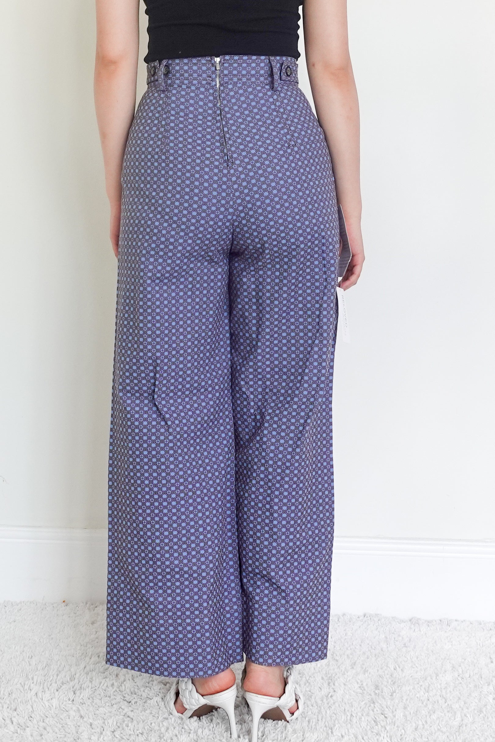 NEW Printed high waist trousers RRP £250