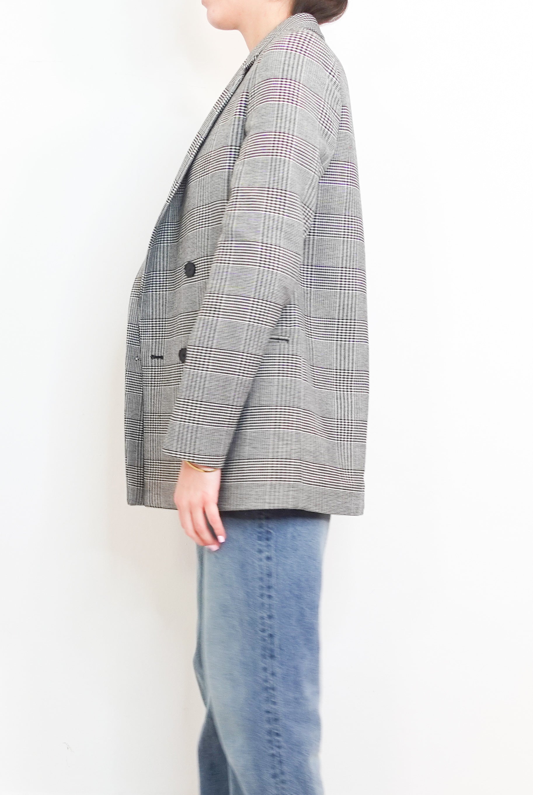 Double Breasted Houndstooth Blazer RRP £900