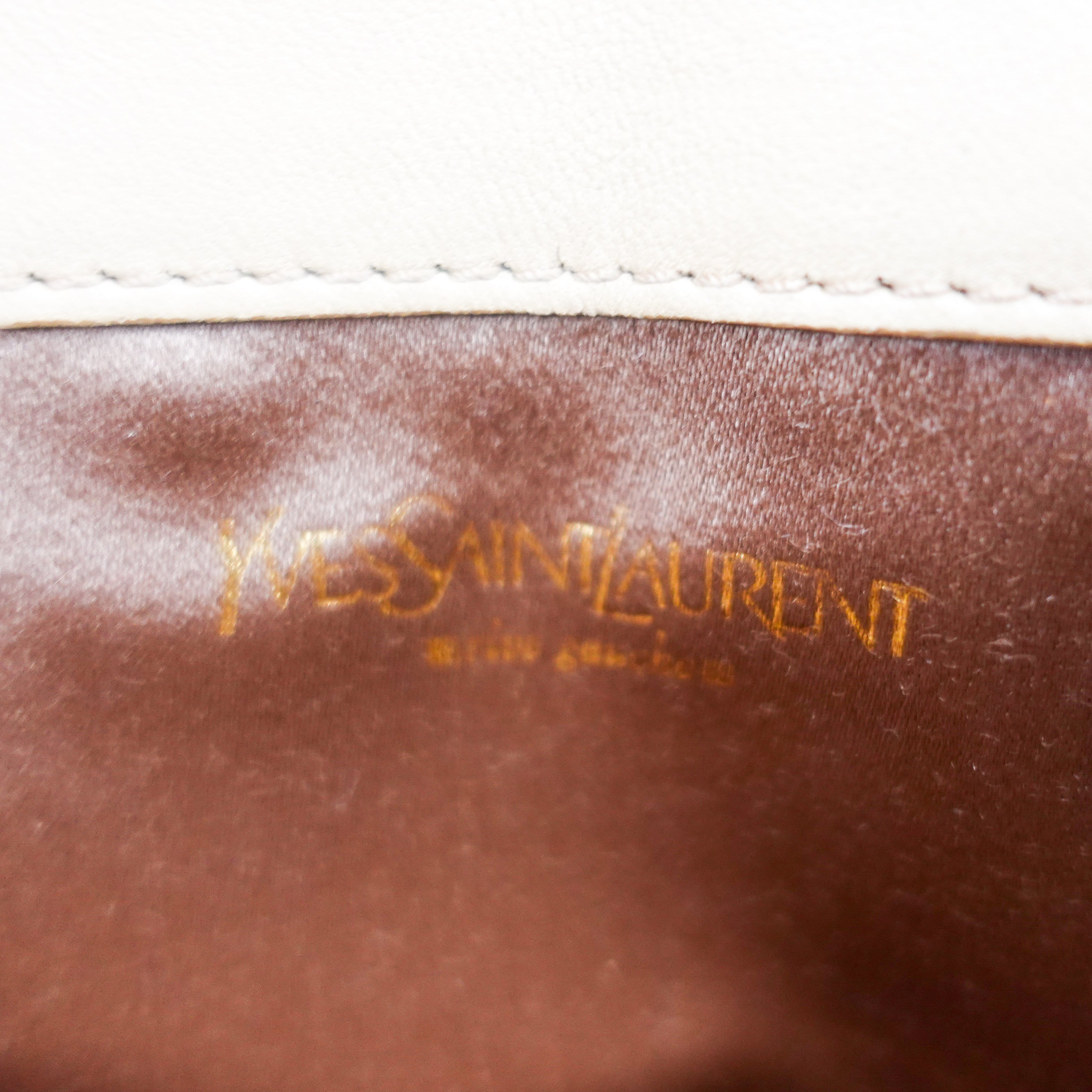 Vintage Saint Laurent Rive Gauche wallet on Chain RRP £960 | Authentic Preloved