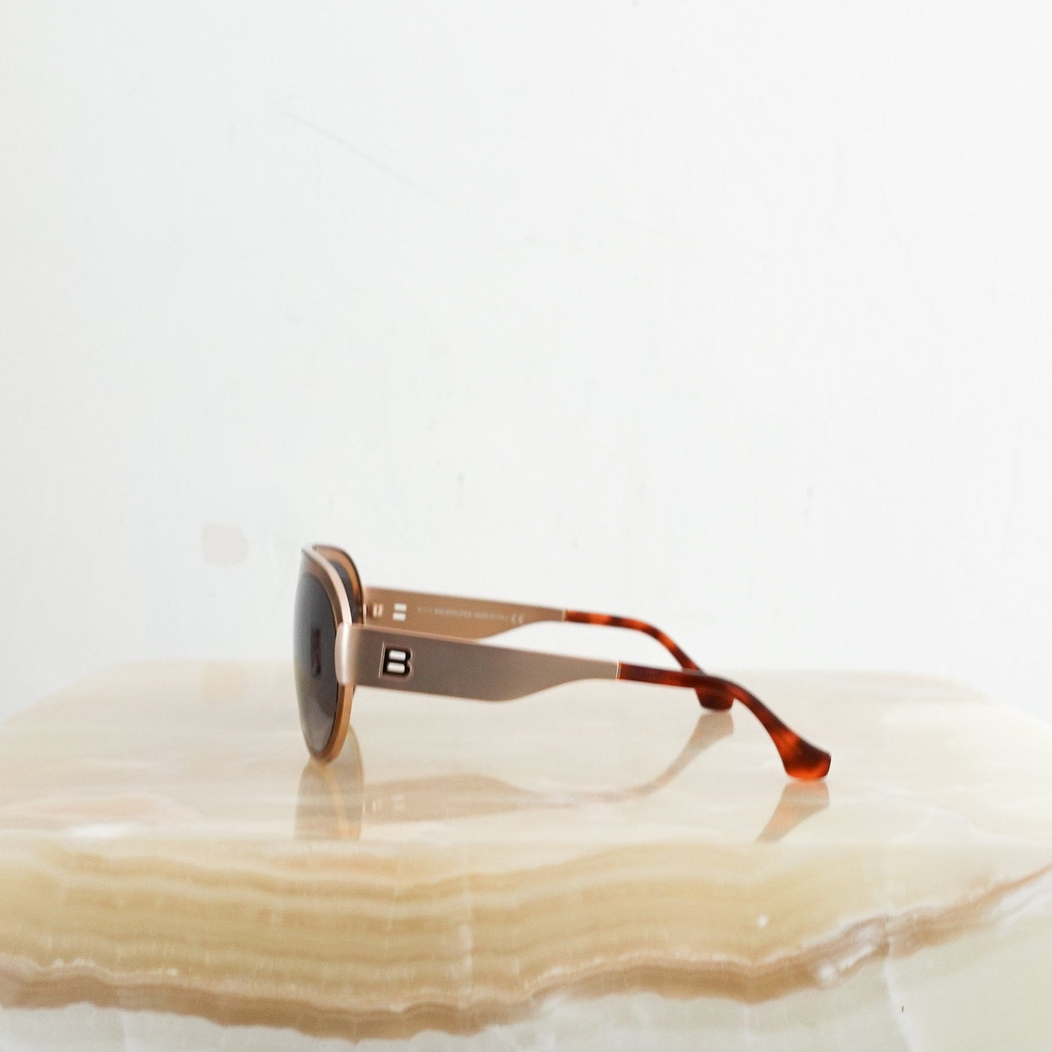 Balenciaga Aviator sunglasses in rose gold RRP £420 | Authentic Preloved - Reloved Again