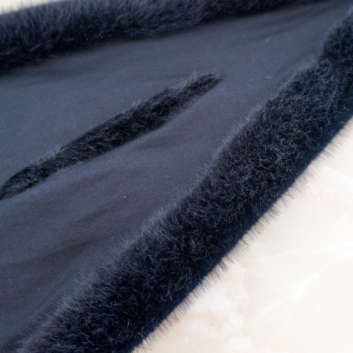 Herno Faux Fur Black Scarf RRP £160 | Authentic Preloved FINAL SALE