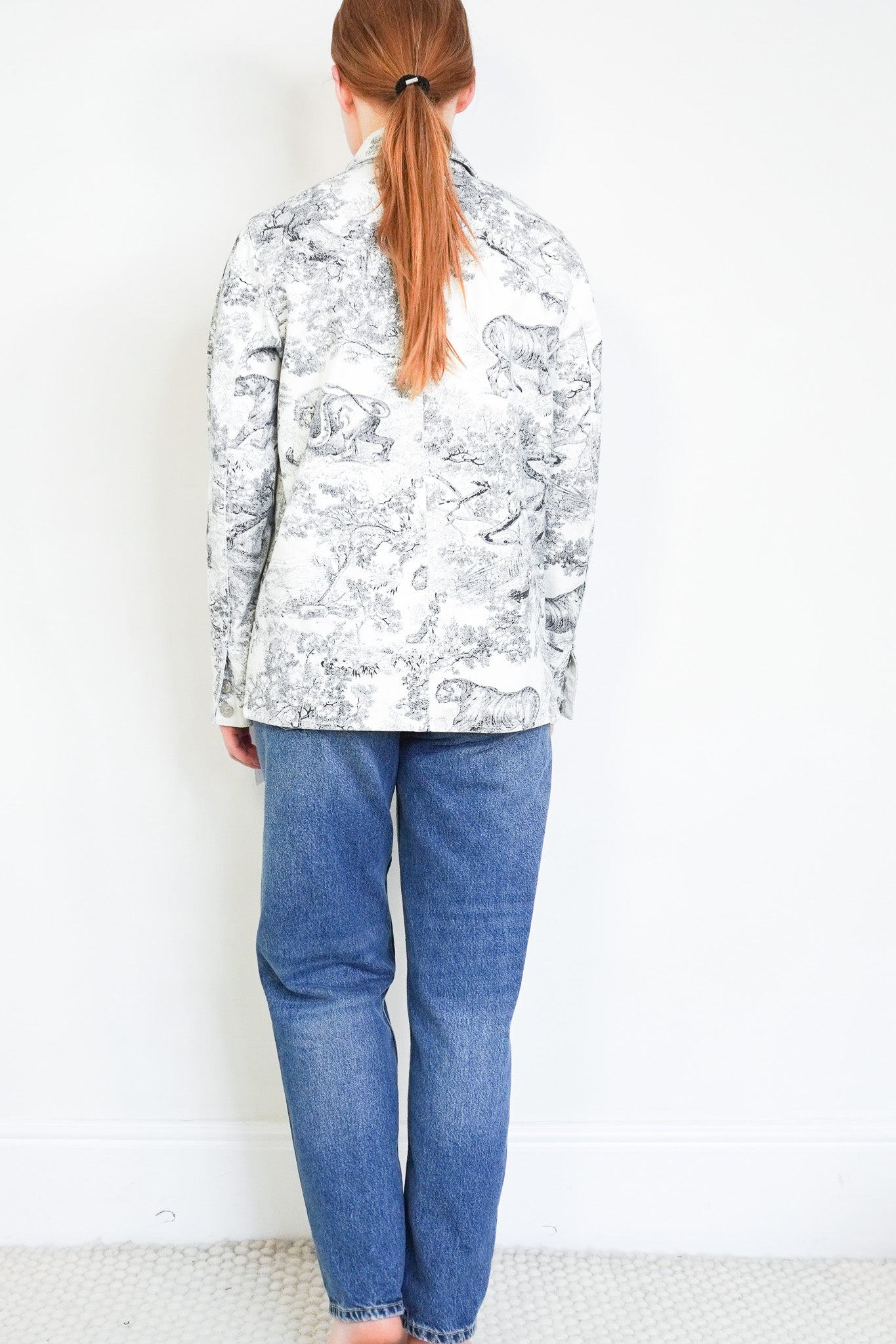 Christian Dior Toile de Jouy Denim Jacket RRP £2,050 | Authentic Preloved