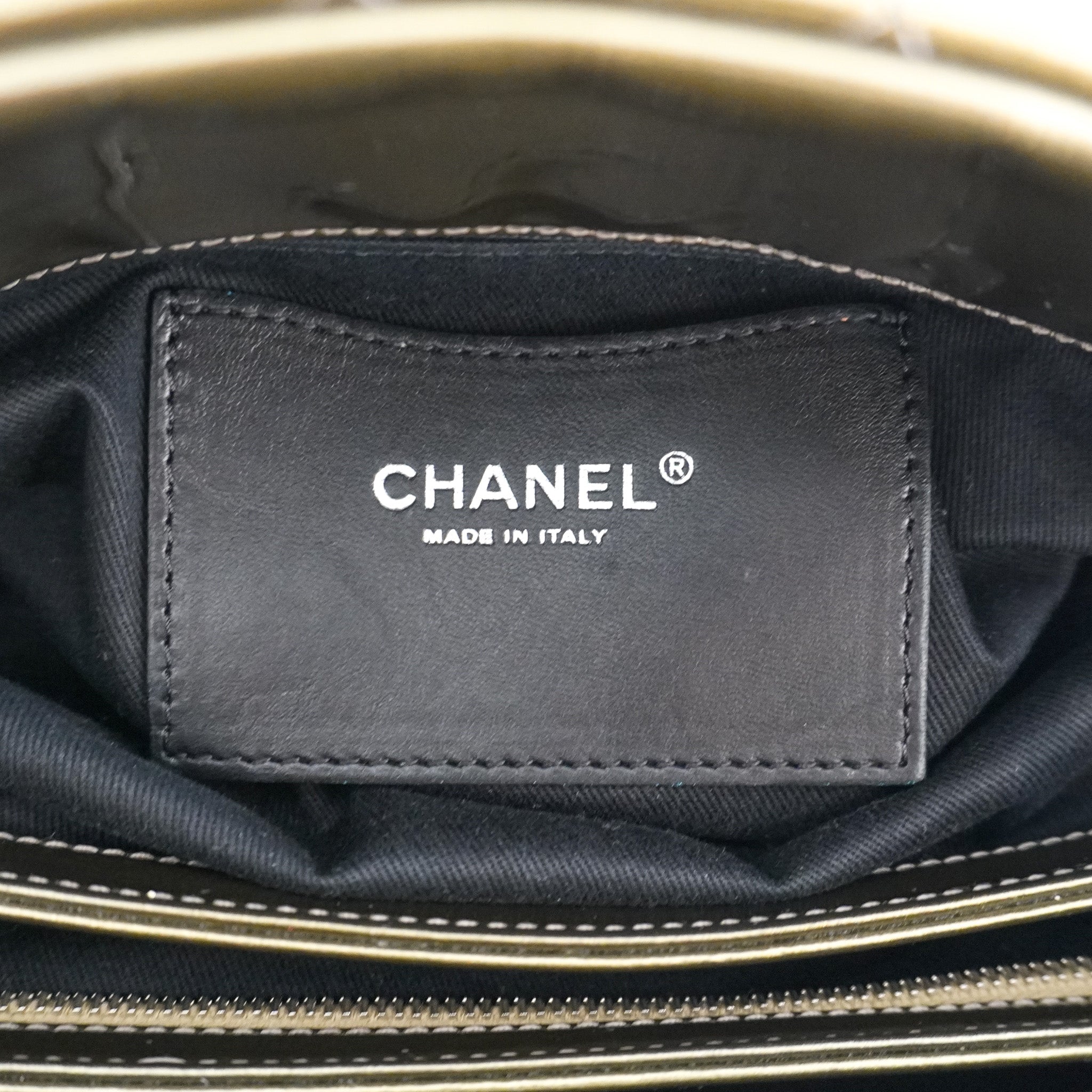 Chanel Just Mademoiselle Patent Quilted Bag (RRP £2300) | Authentic Preloved