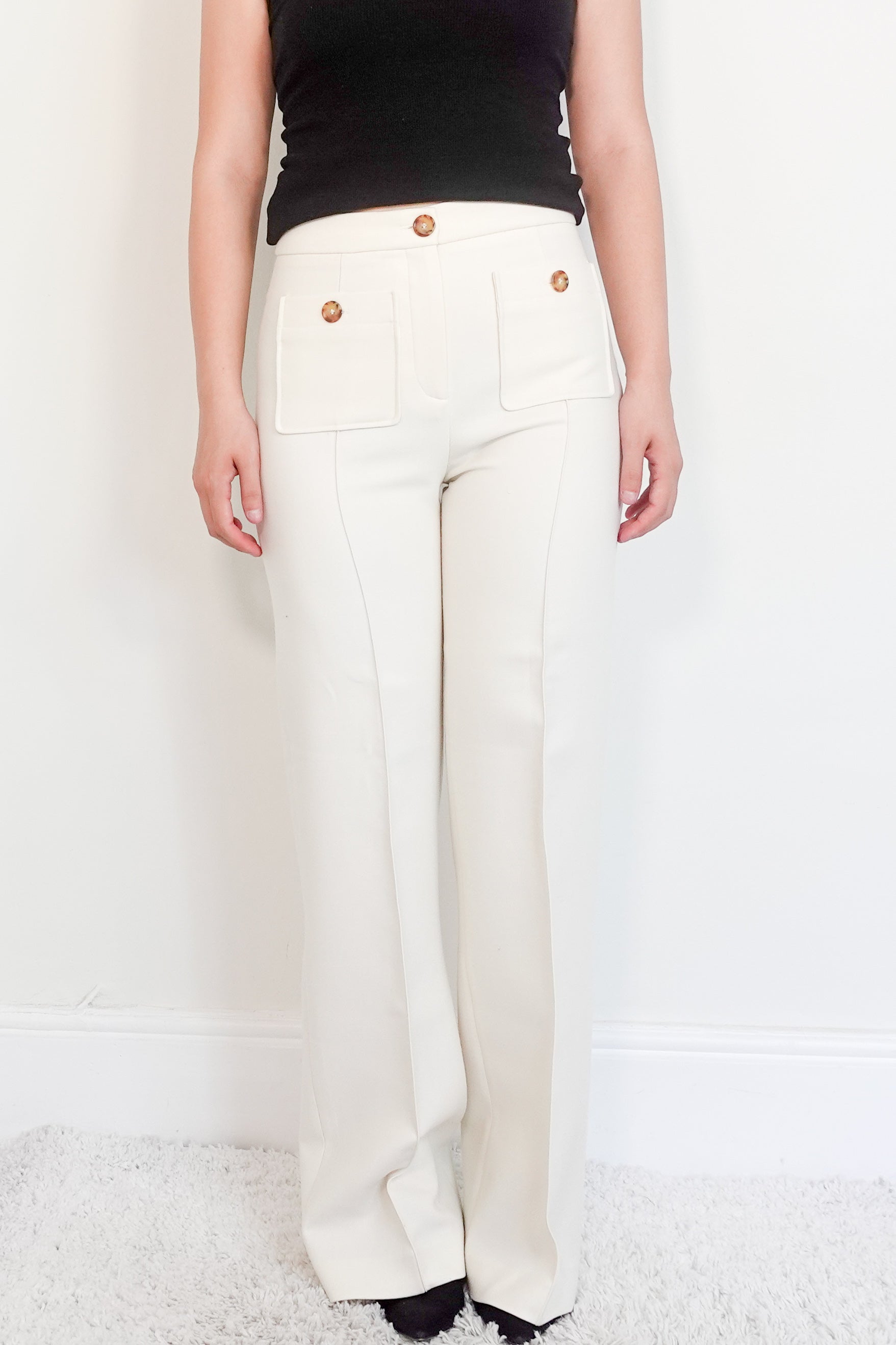 Sezane wool trousers RRP £125
