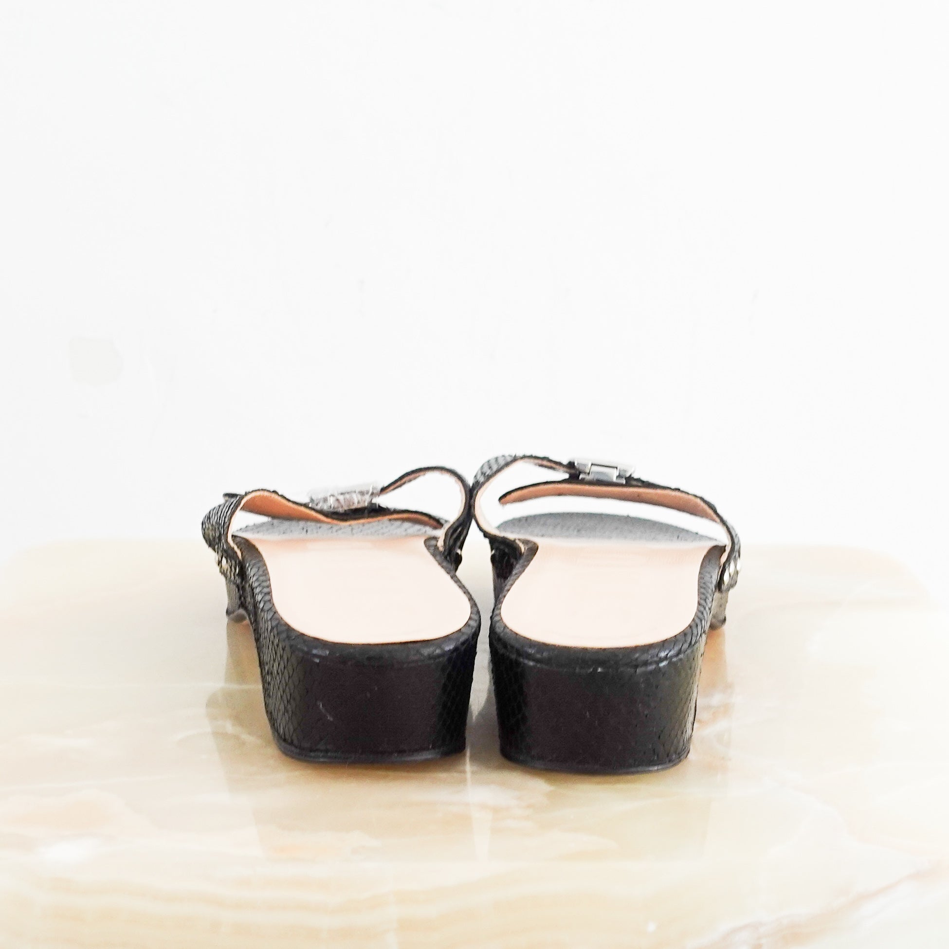 Staud Snakeskin design Clogs RRP £260 | Preloved Authentic