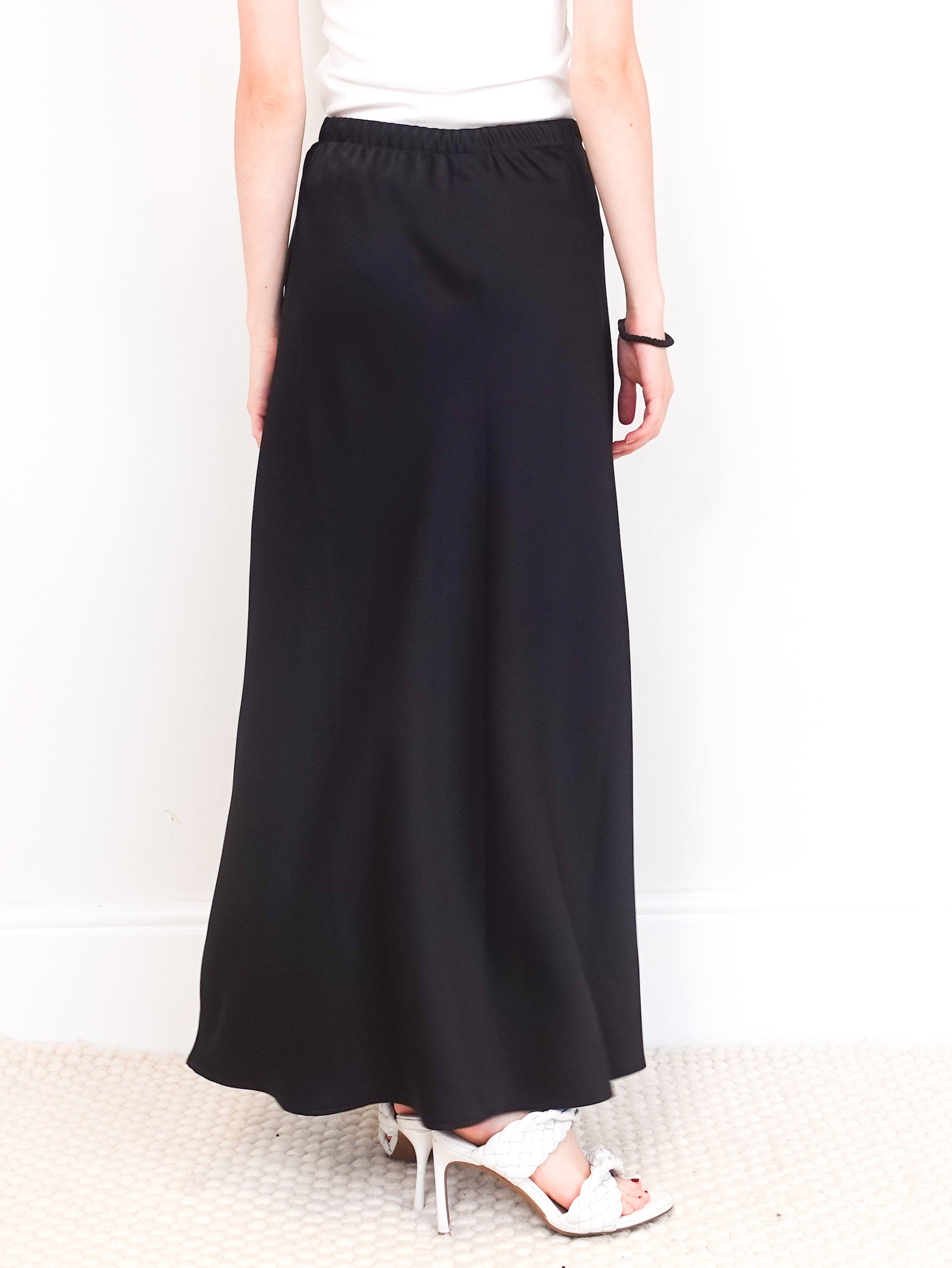 Black Priscilla maxi skirt RRP £100