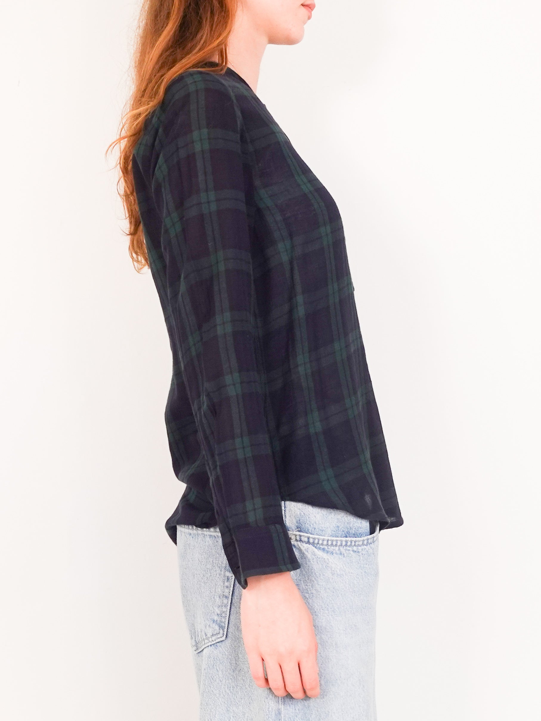 Tartan button up top RRP £185