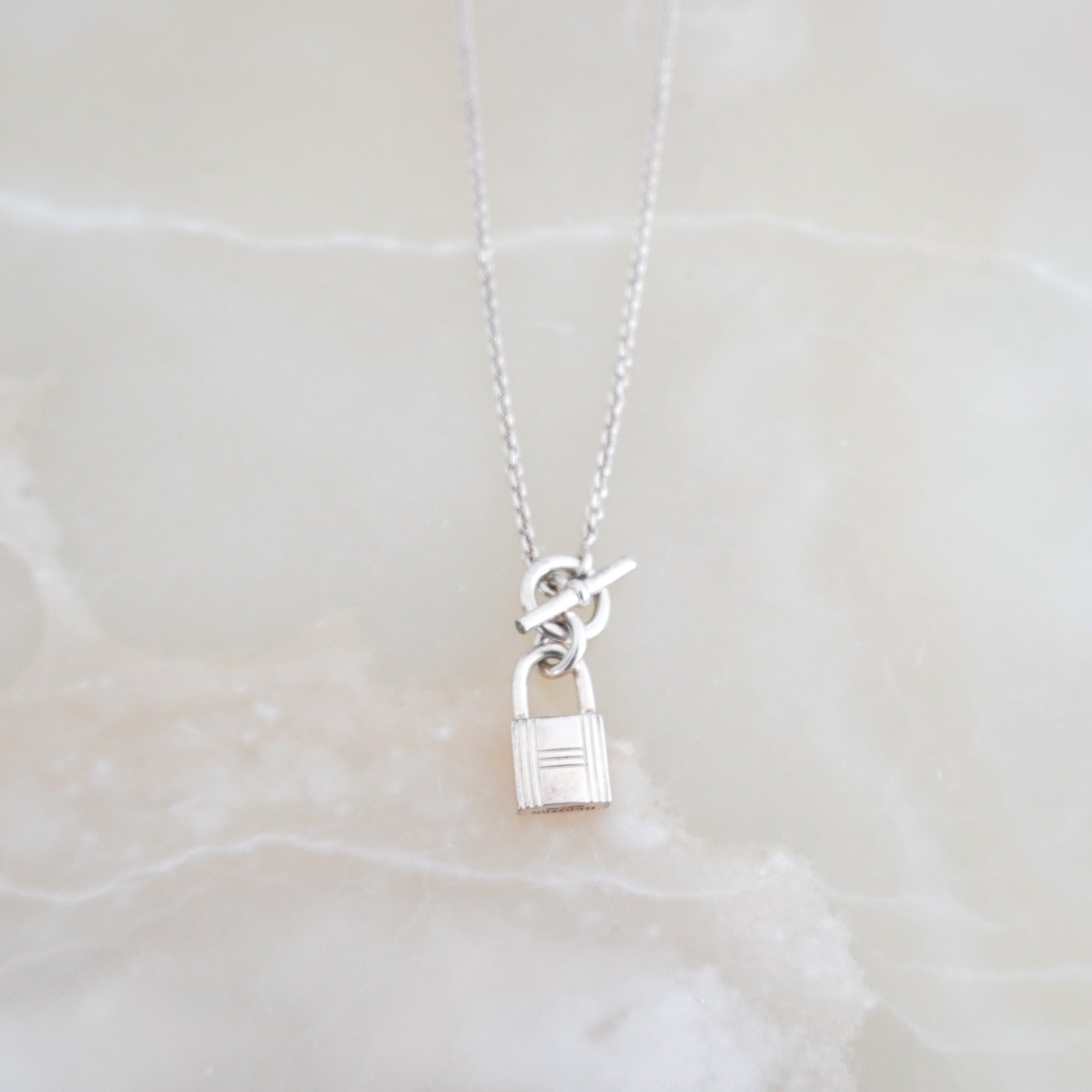 Hermes O'Kelly Necklace in Sterling  Silver RRP £1000 | Authentic Preloved FINAL SALE