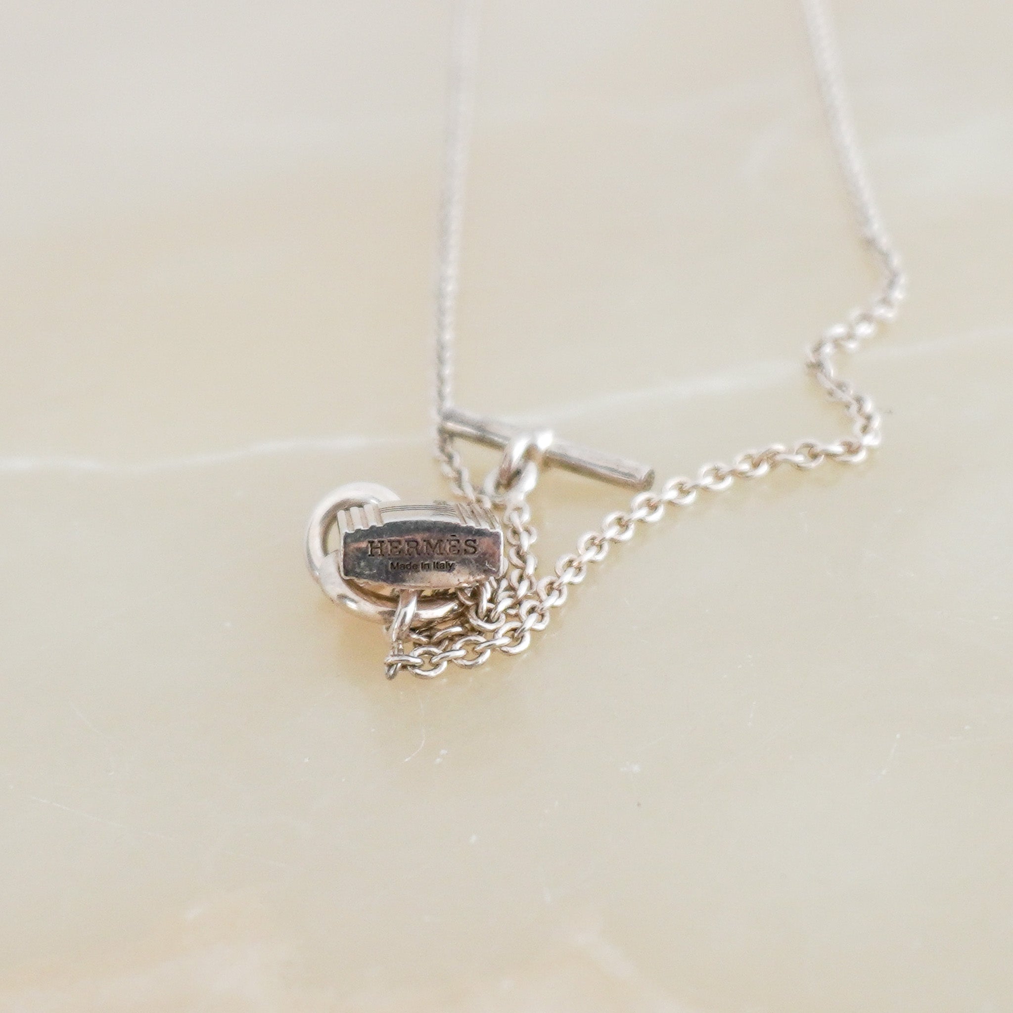 Hermes O'Kelly Necklace in Sterling  Silver RRP £1000 | Authentic Preloved FINAL SALE