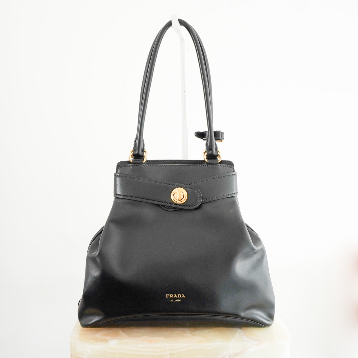 Prada Etude Lambskin Leather Top Handle Bag (RRP £3350) | Authentic Preloved