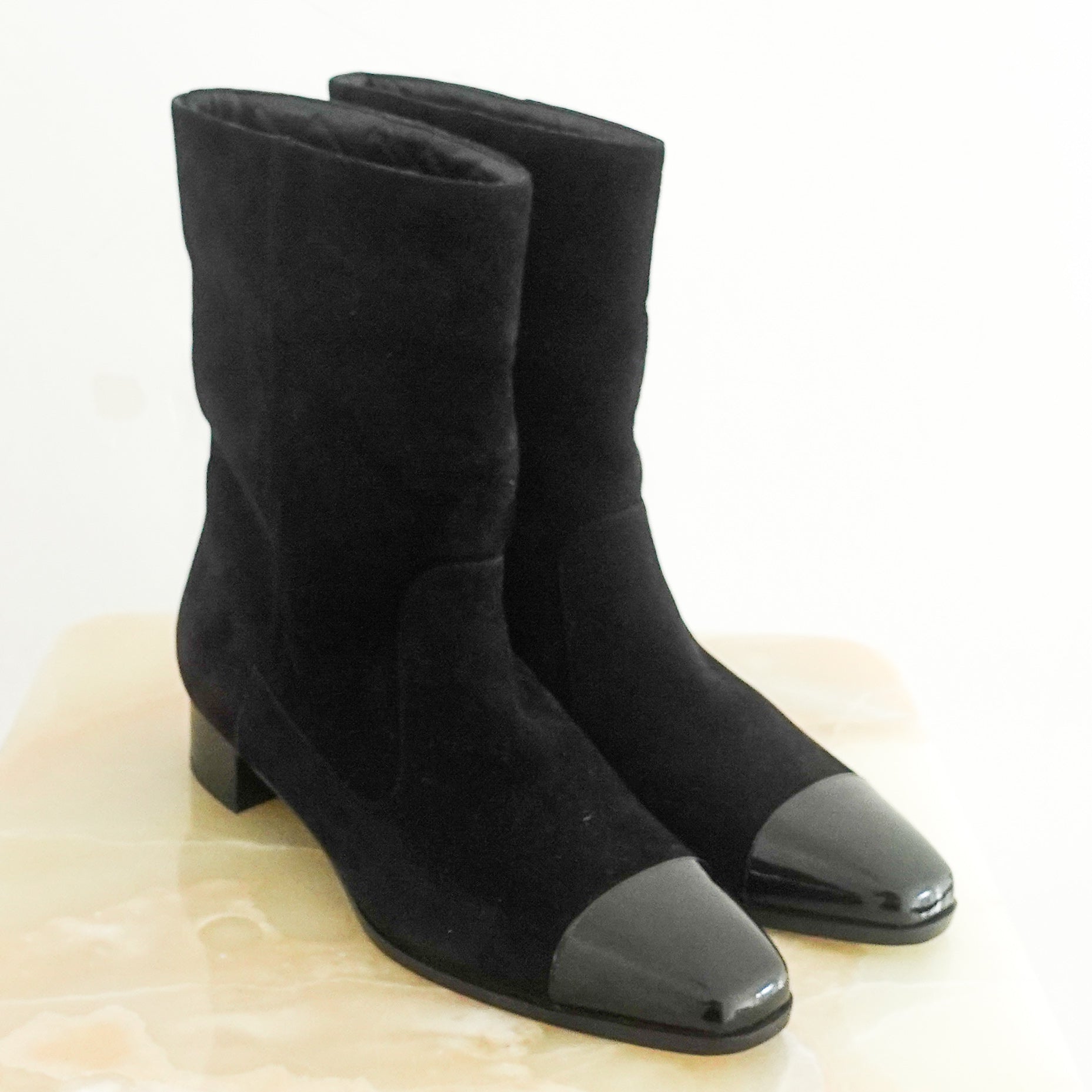 New Suede black boots RRP £1.3k