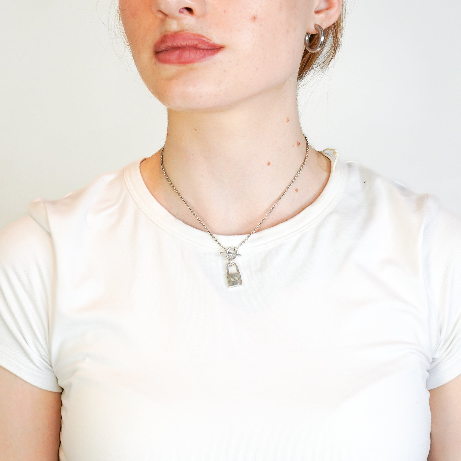 Hermes O'Kelly Necklace in Sterling  Silver RRP £1000 | Authentic Preloved FINAL SALE