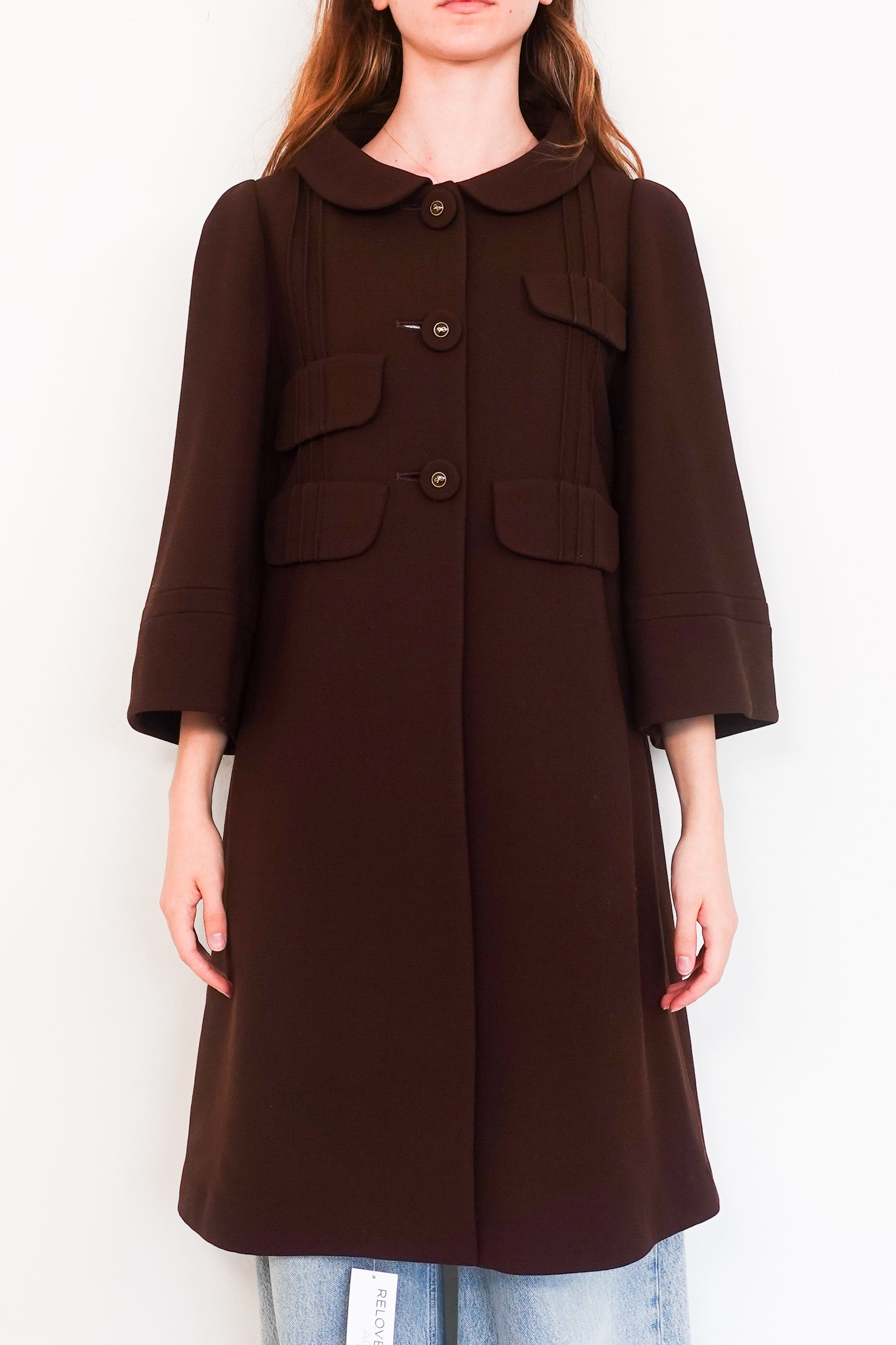 Brown wool coat