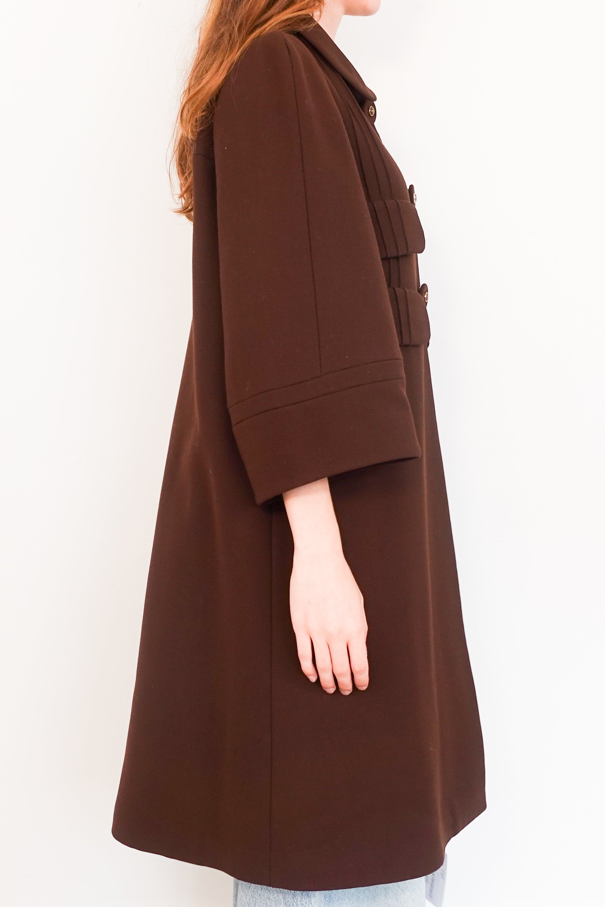 Brown wool coat