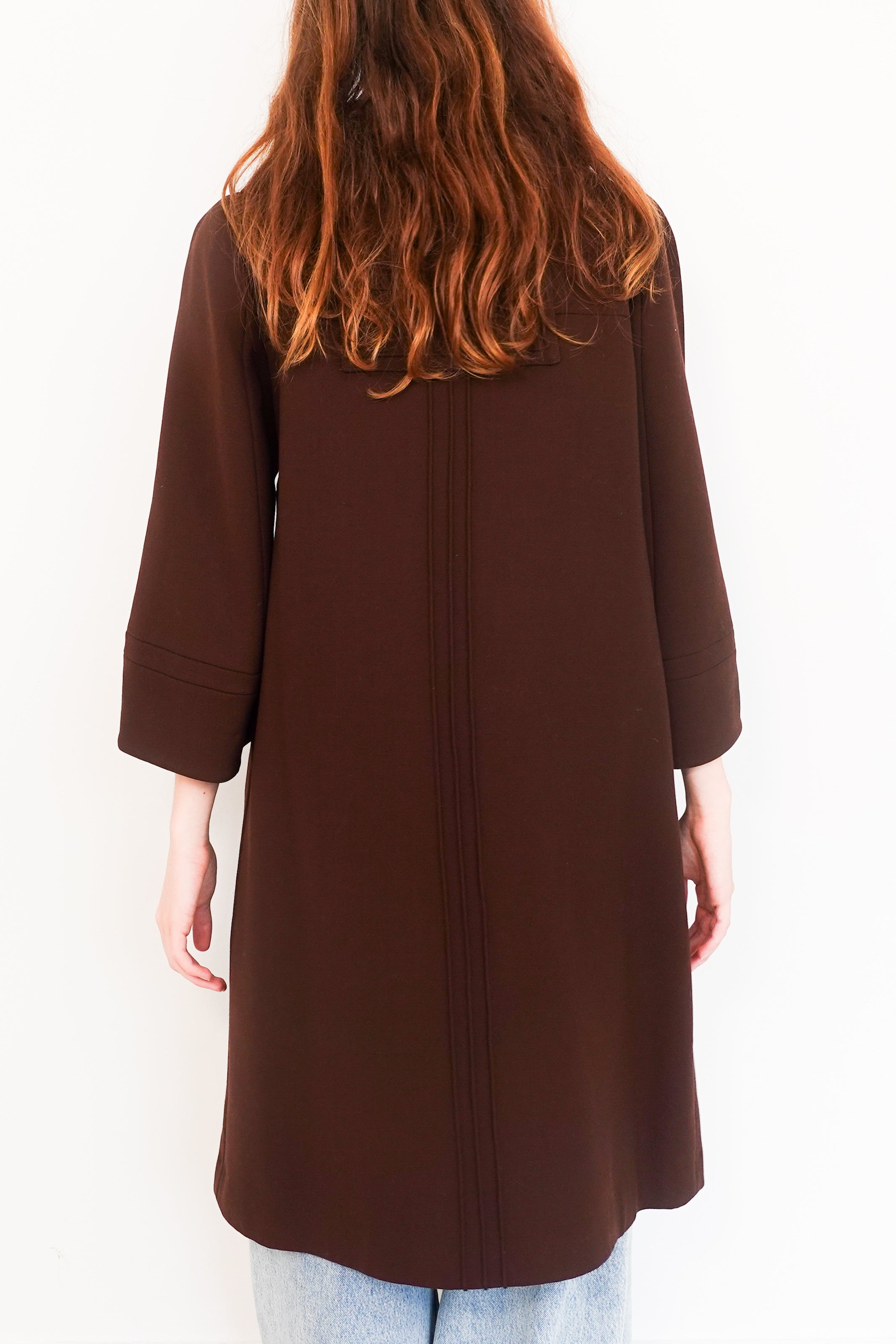 Brown wool coat