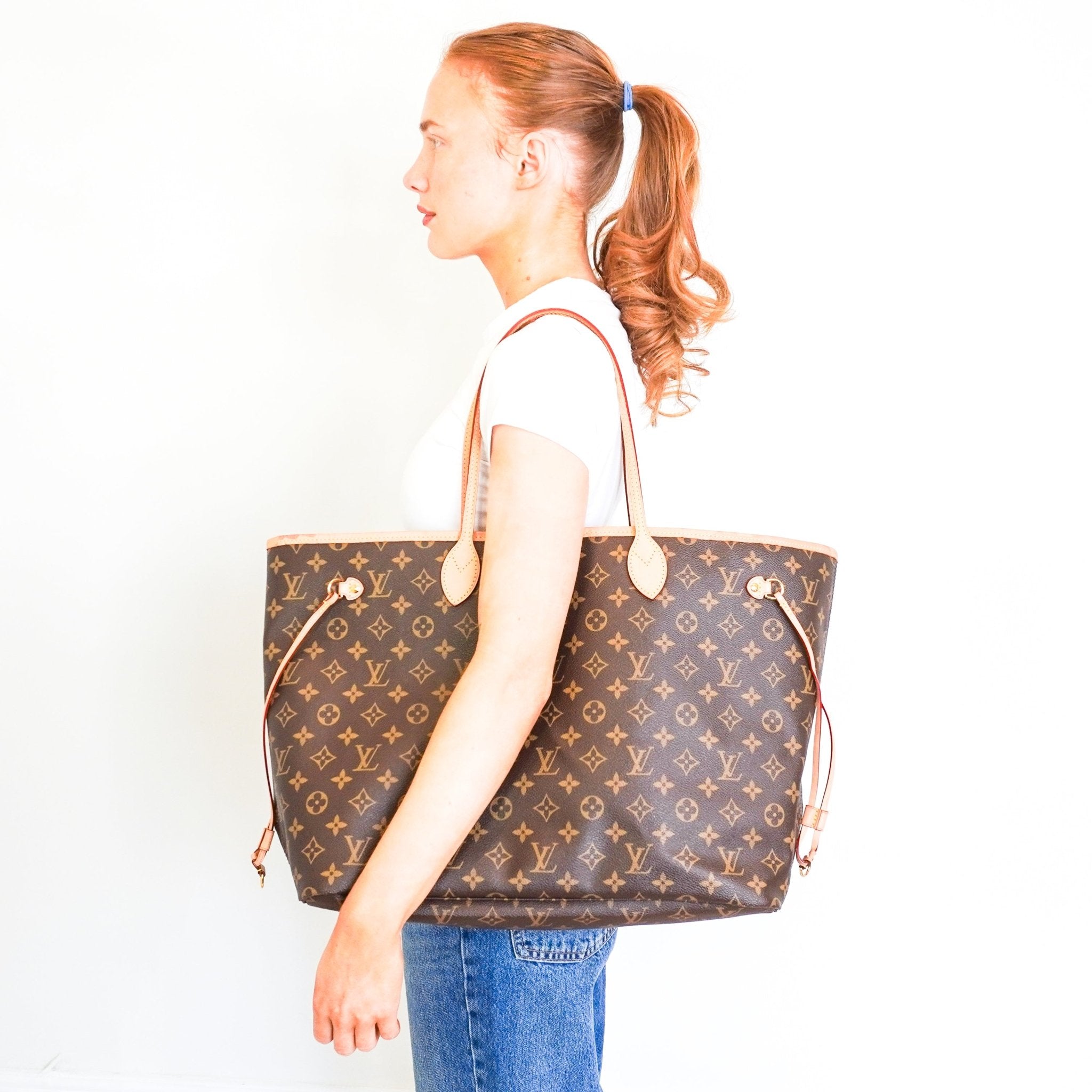 Louis Vuitton Neverfull Monogram GM Tote Bag in Brown RRP £1470 | Authentic Preloved - Reloved Again