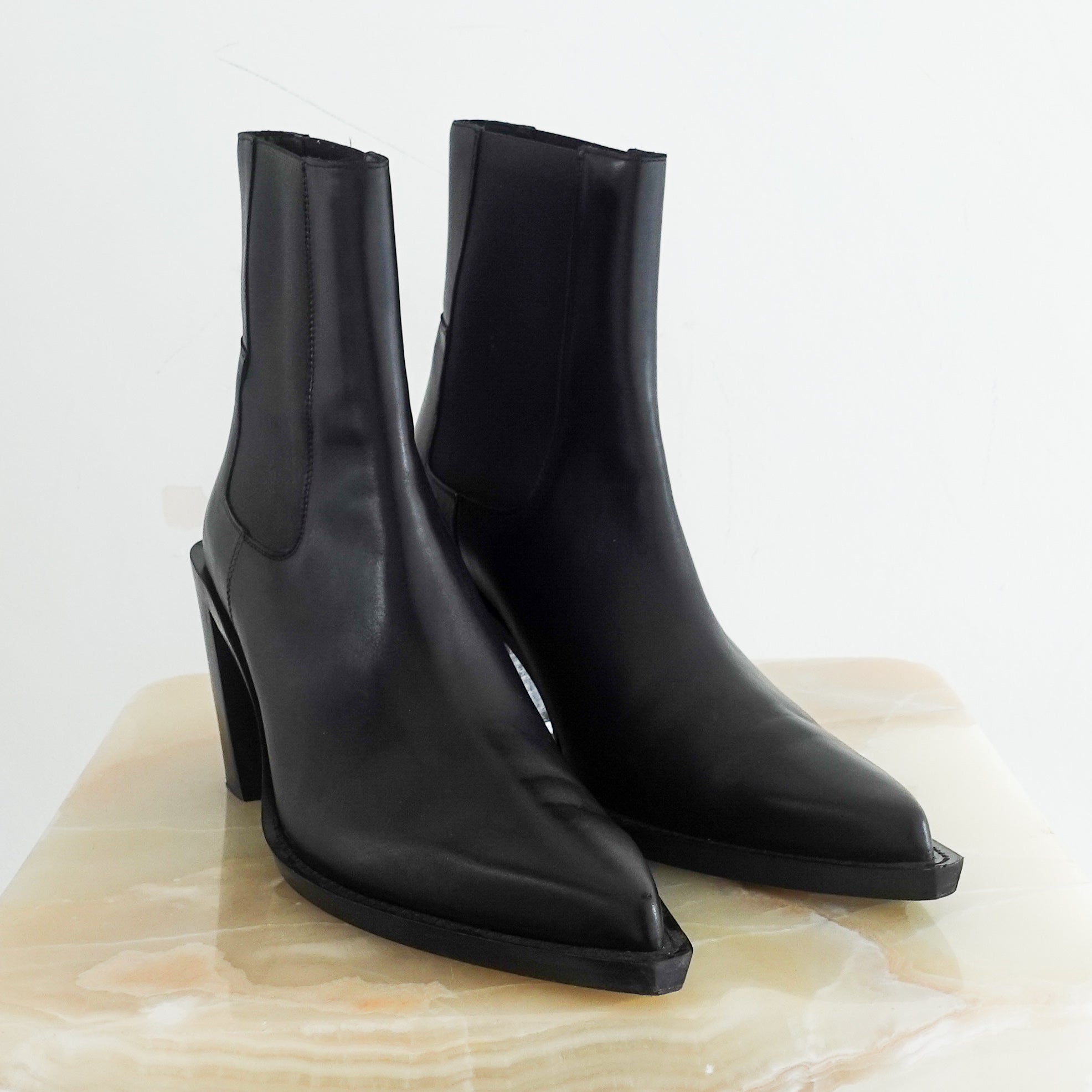 Black Chelsea boots RRP £530