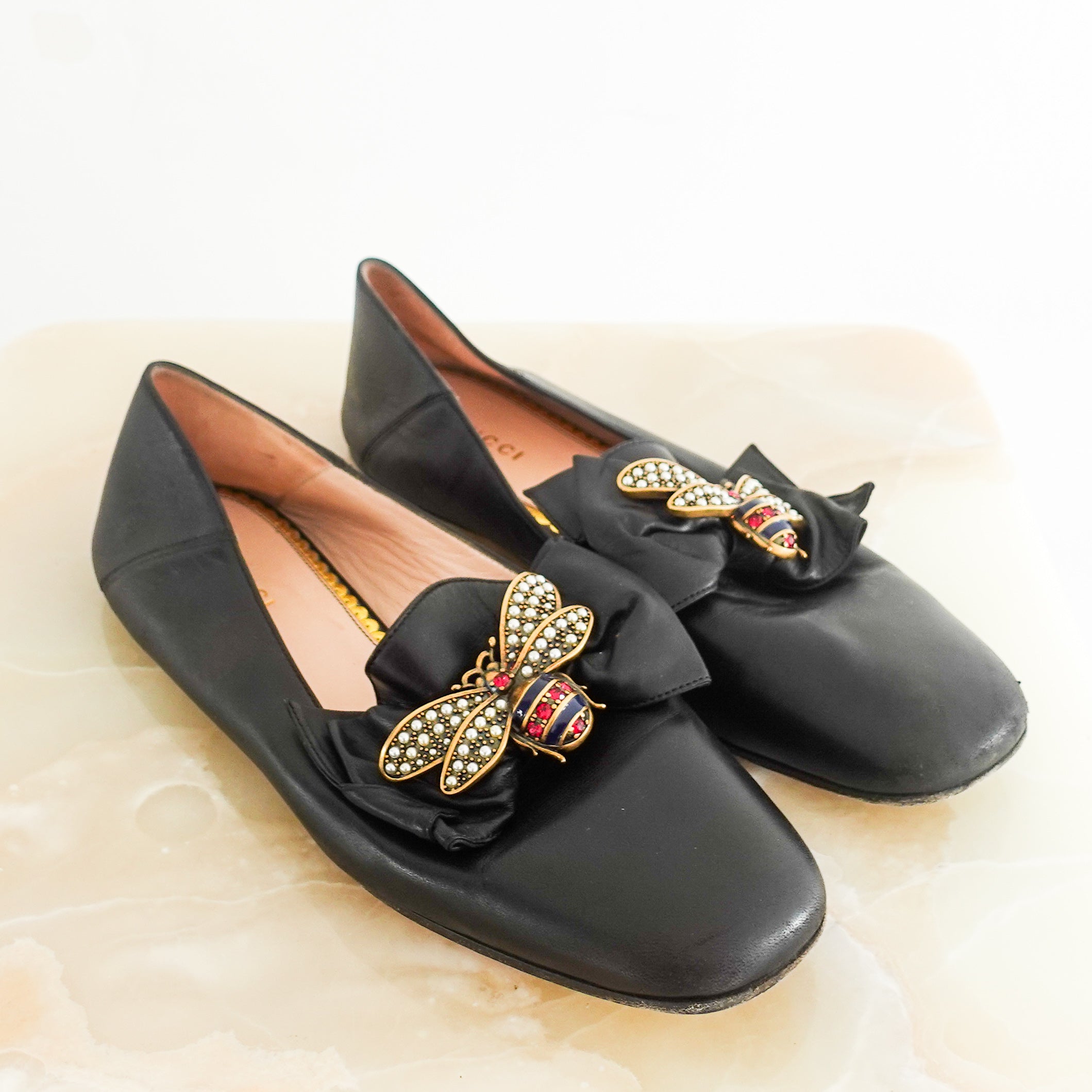 Gucci bee flats RRP £800