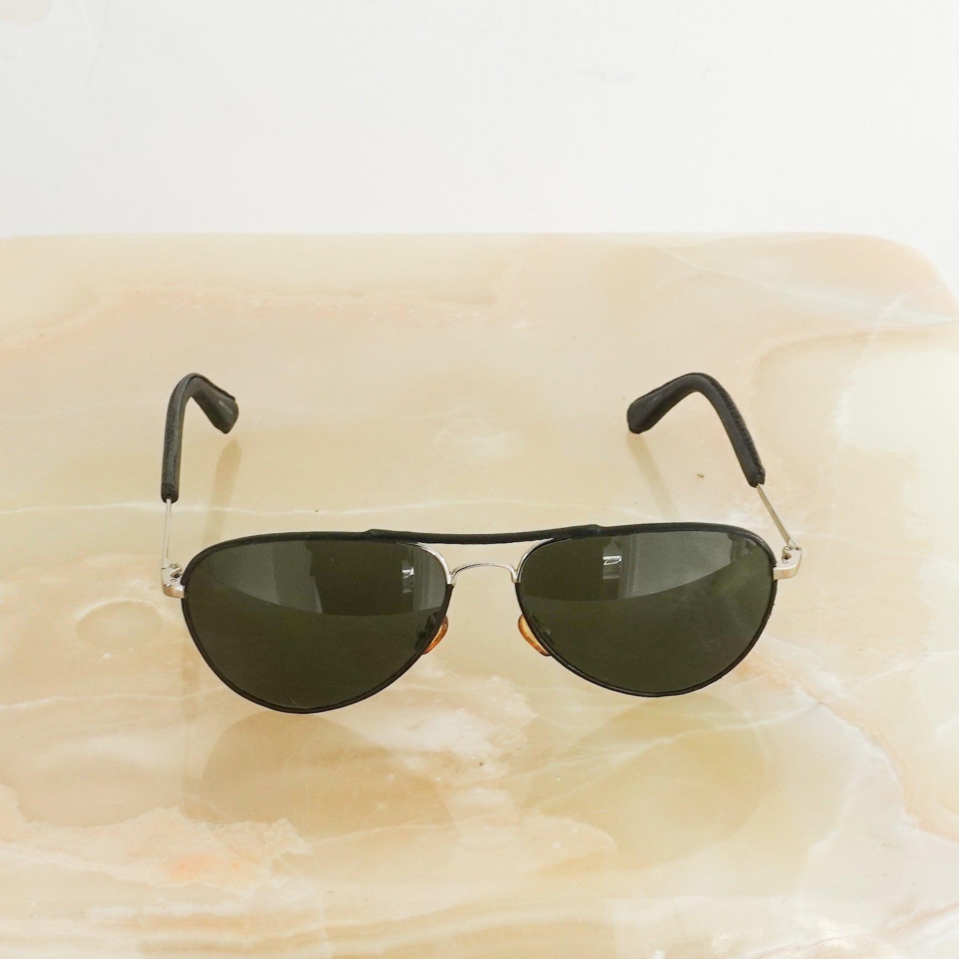 Black aviator sunglasses RRP £200