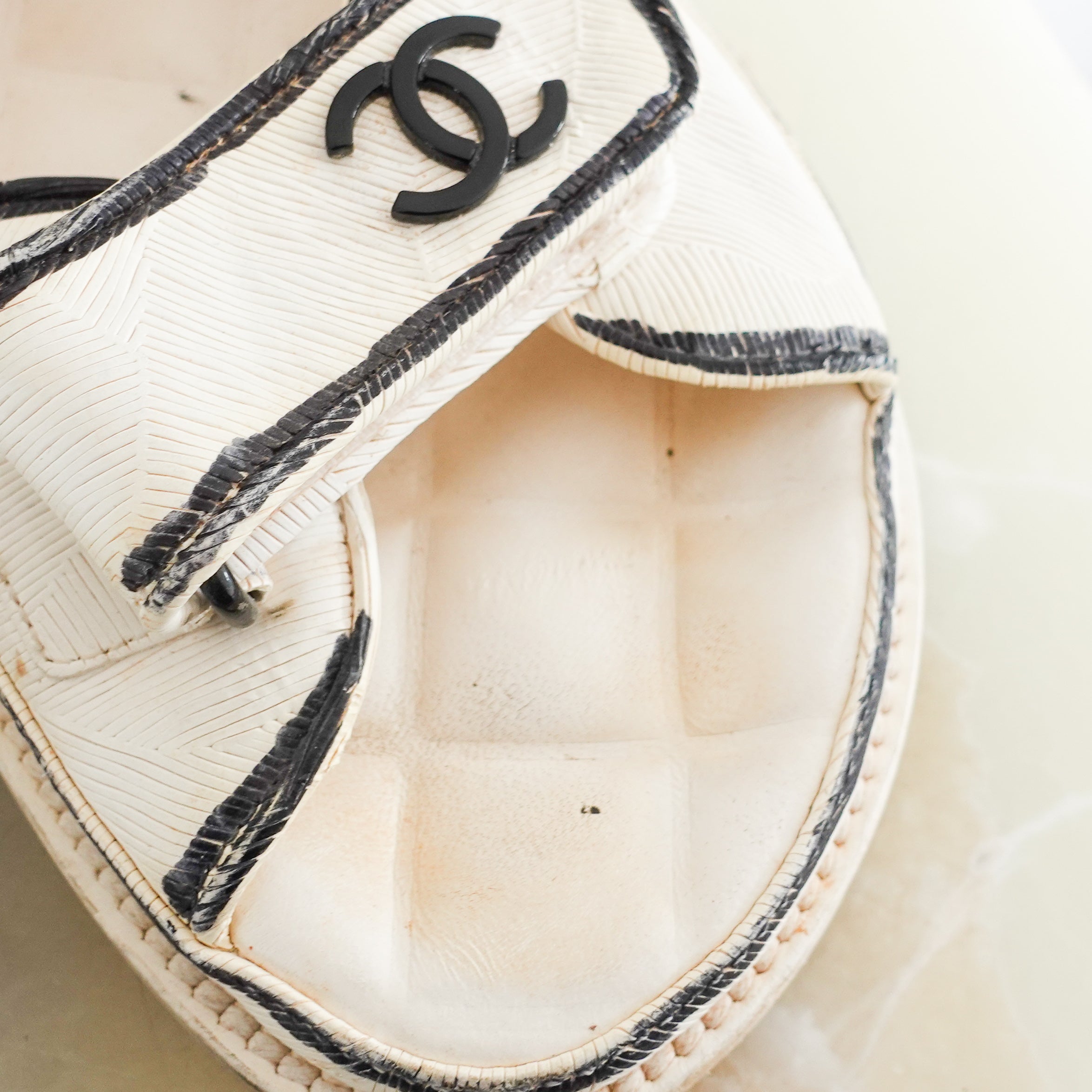 White logo dad sandals RRP £1.2K