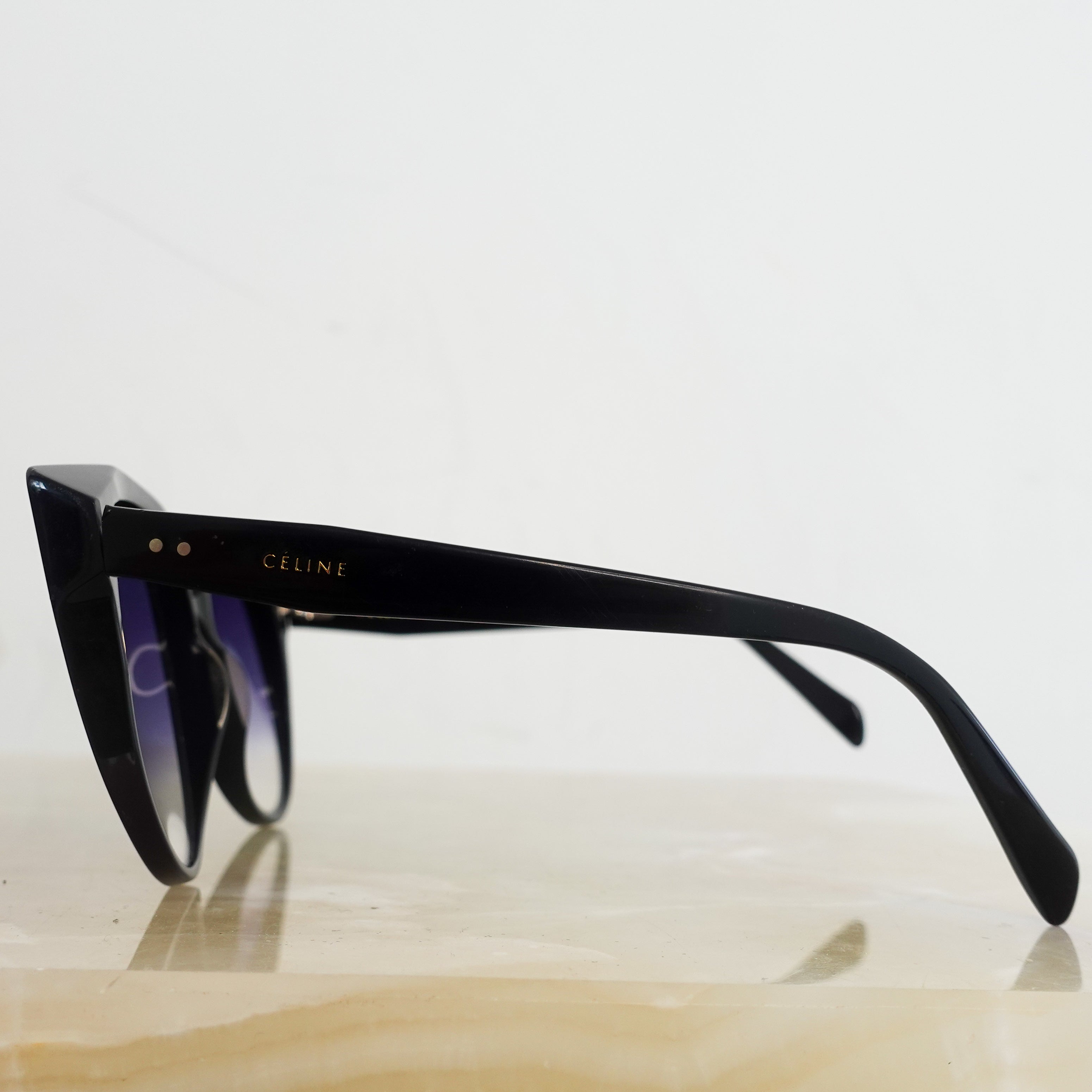 Black square sunglasses RRP £340