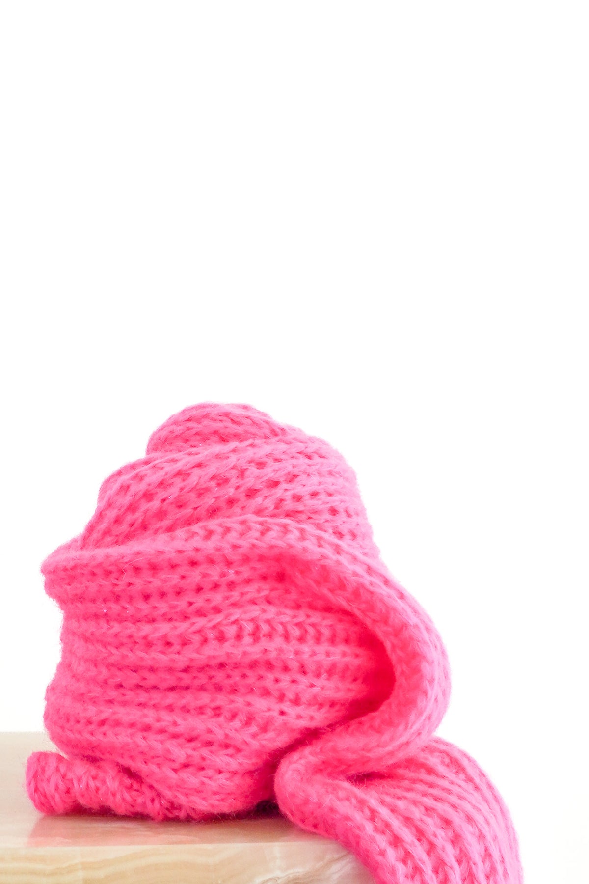 Ariane Lespire Pink Wool Scarf (RRP £100) | Authentic Preloved - Reloved Again