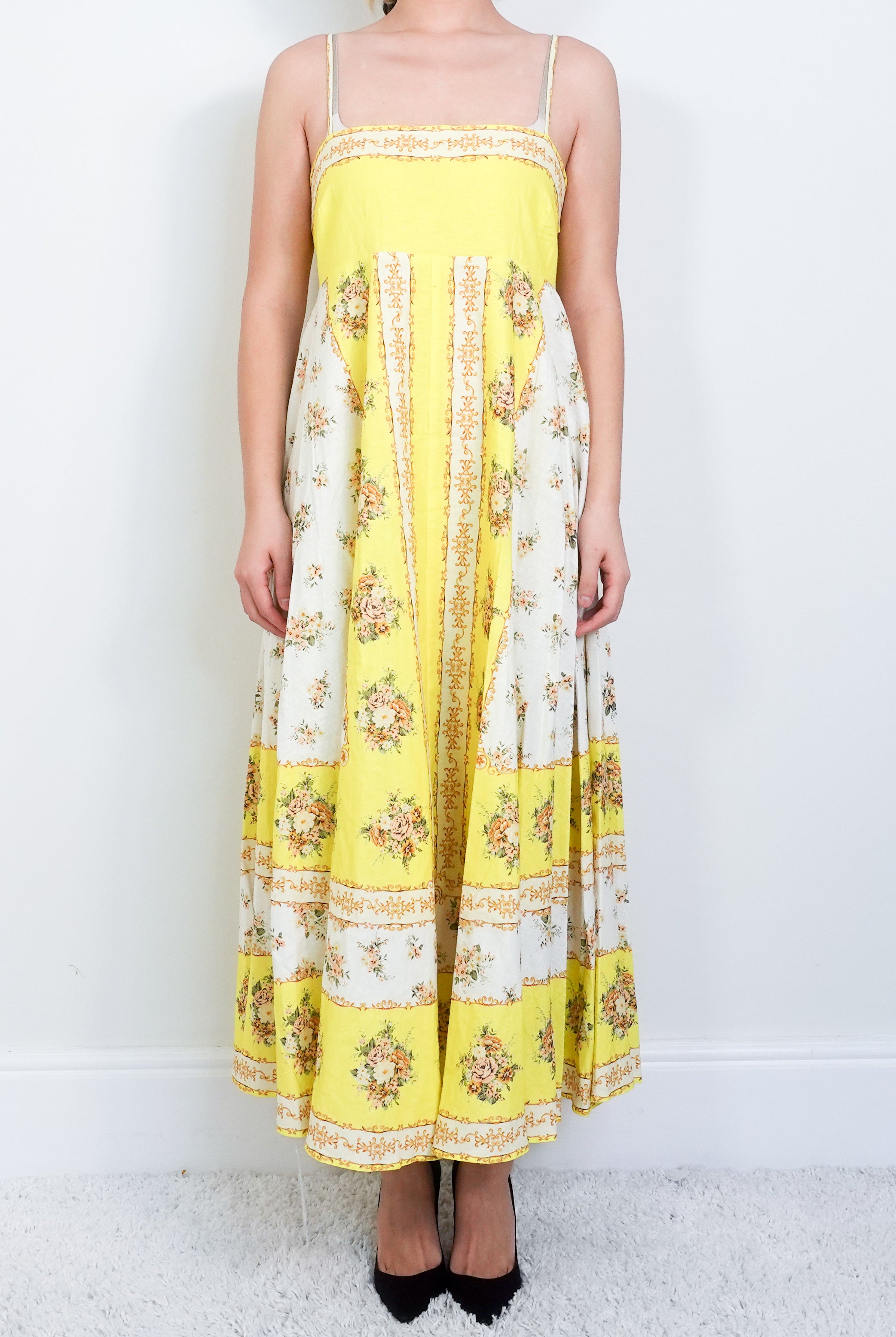 Yellow cotton dress RRP £480