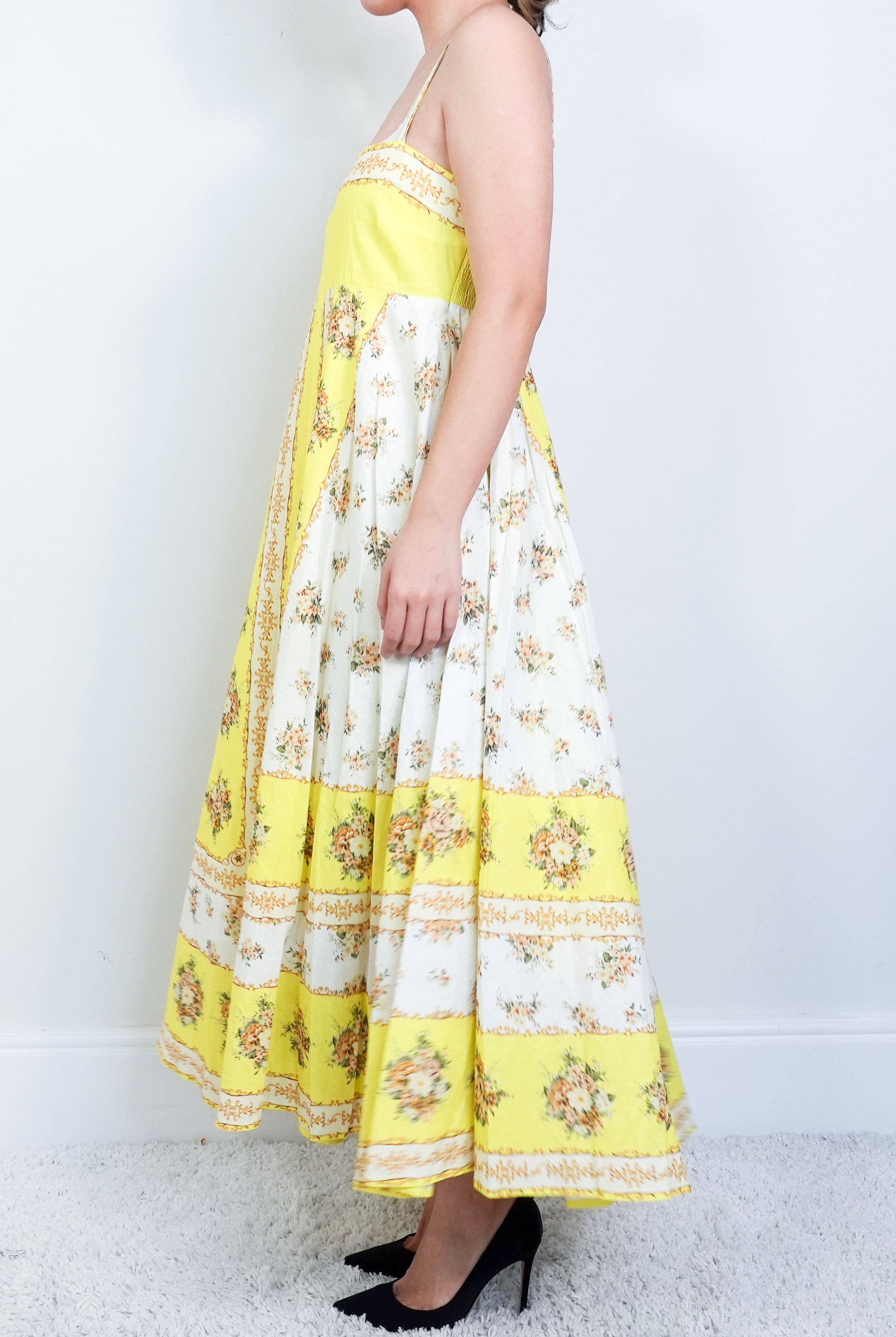 Yellow cotton dress RRP £480