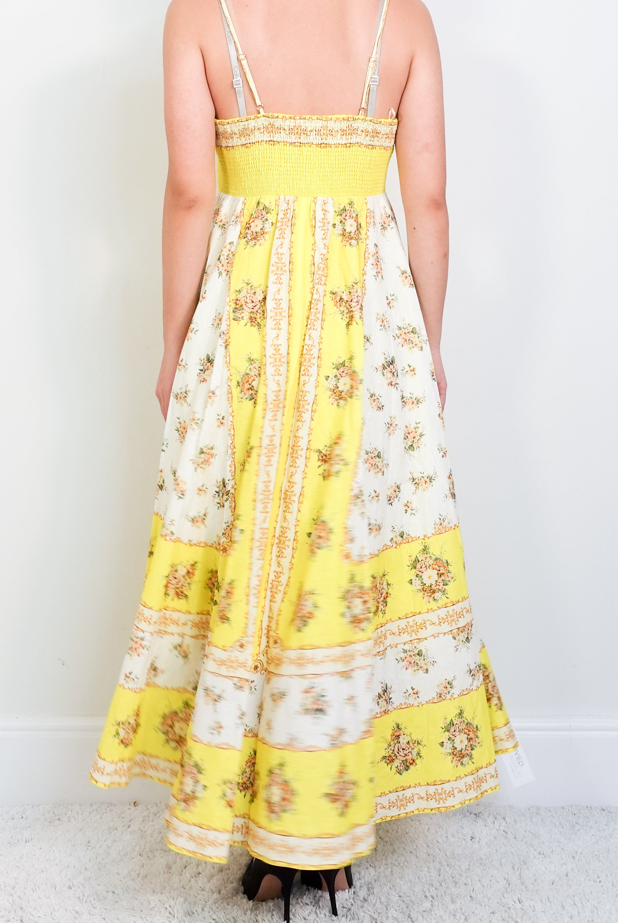 Yellow cotton dress RRP £480